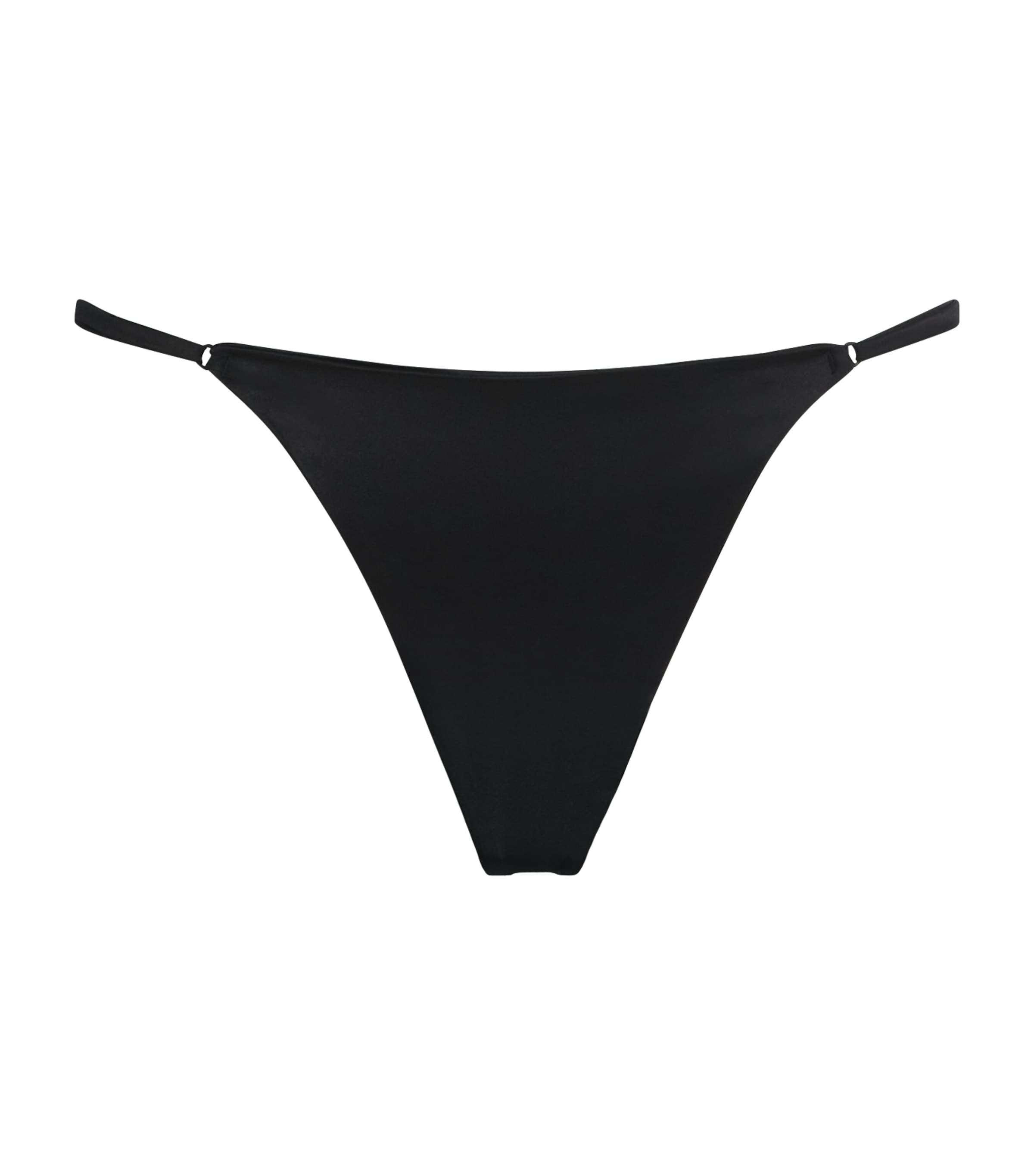 Stretch-Silk Tous Les Jours Thong BLACK 001 Image 1