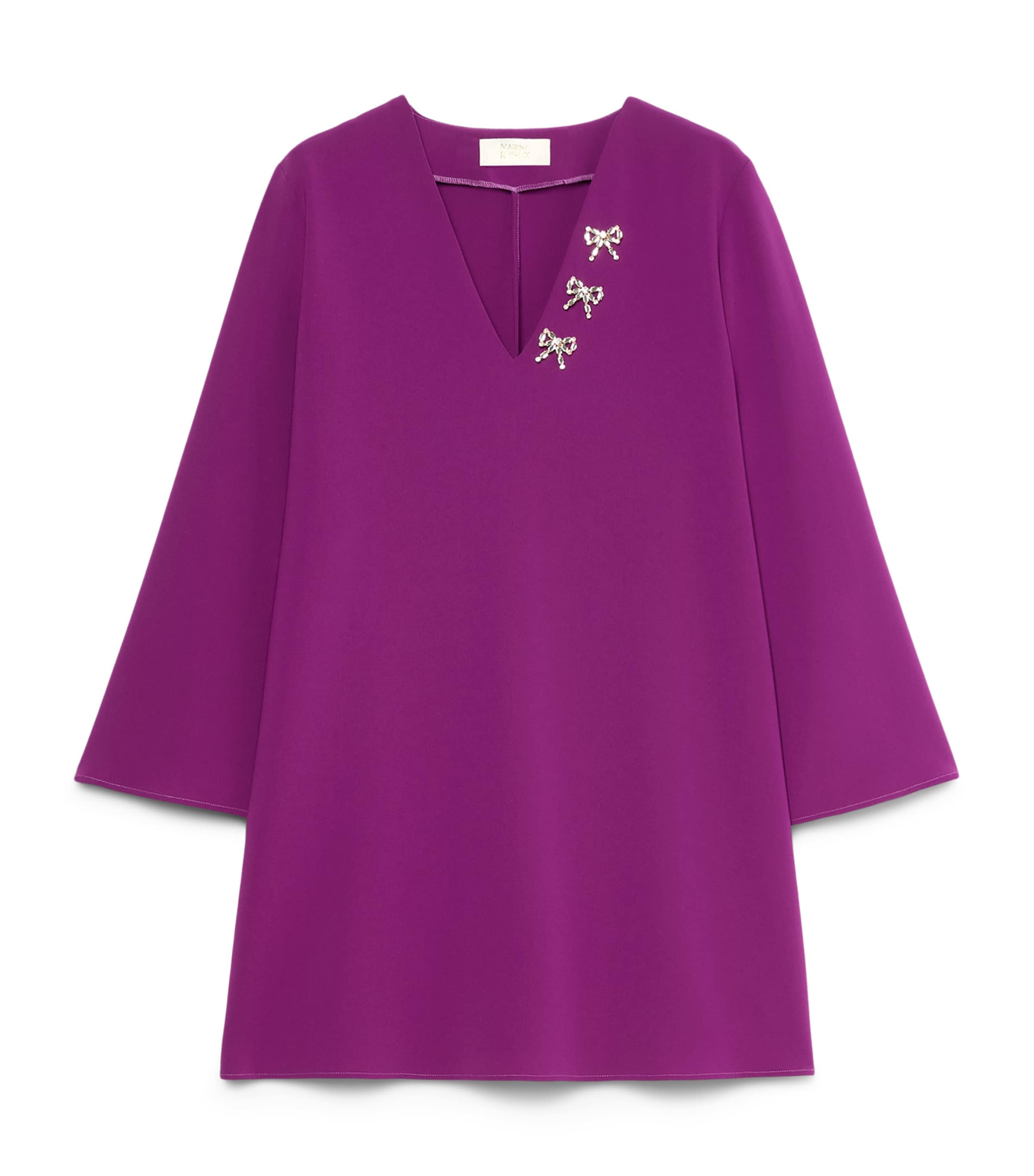 Marina Rinaldi Womens Embellished Top Fuxia Viola Image 1