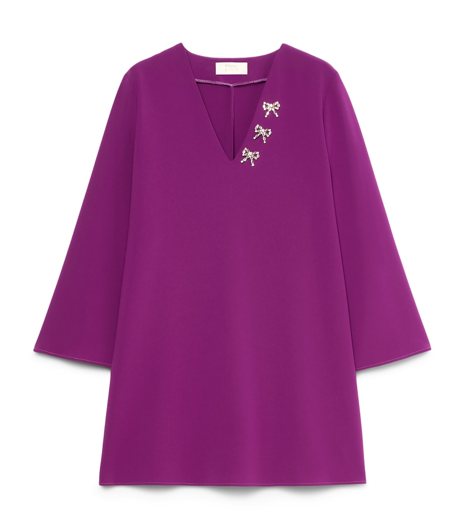 Marina Rinaldi Womens Embellished Top Fuxia Viola Image 1