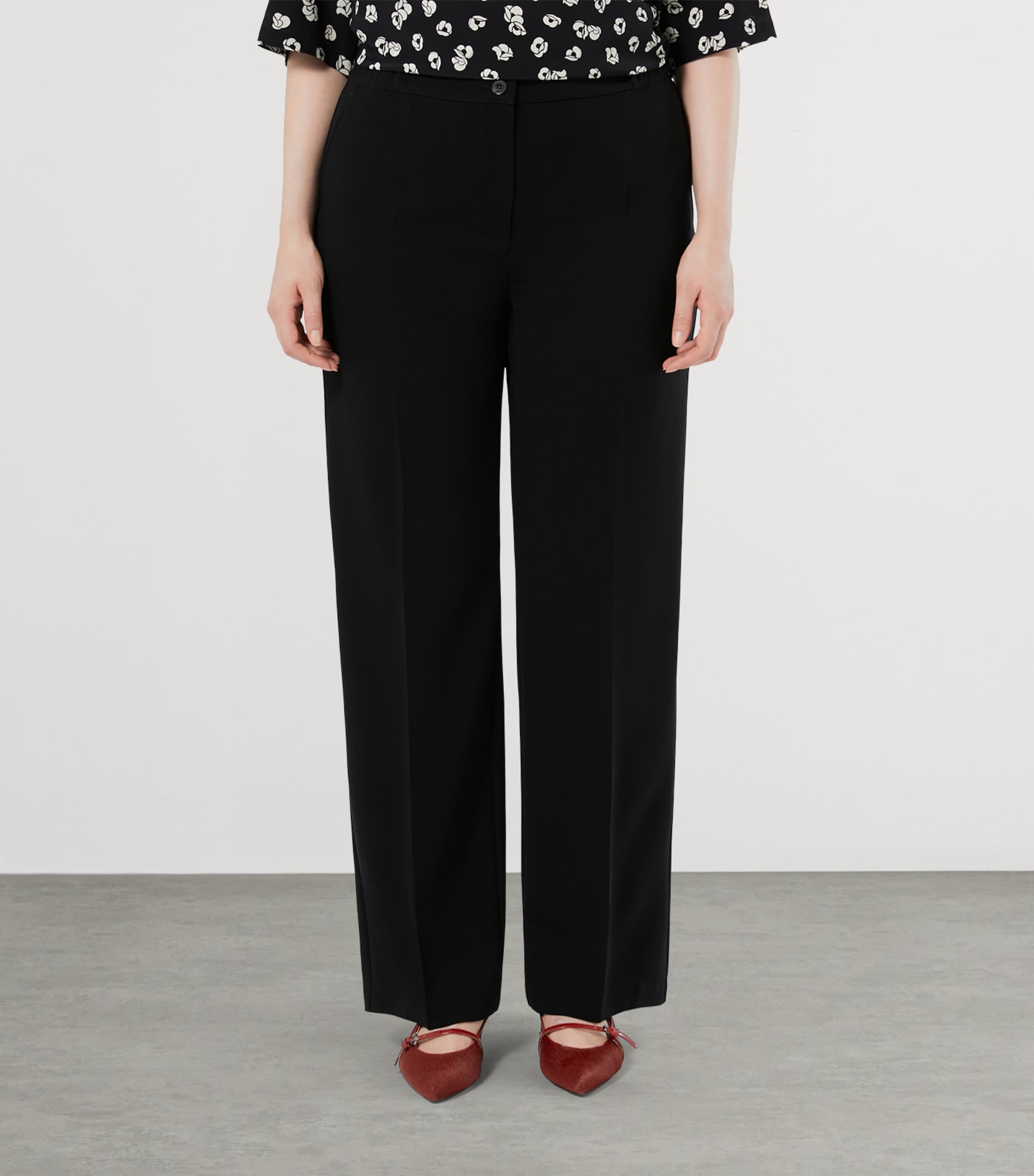 Cady Franz Straight Trousers BLACK Image 2