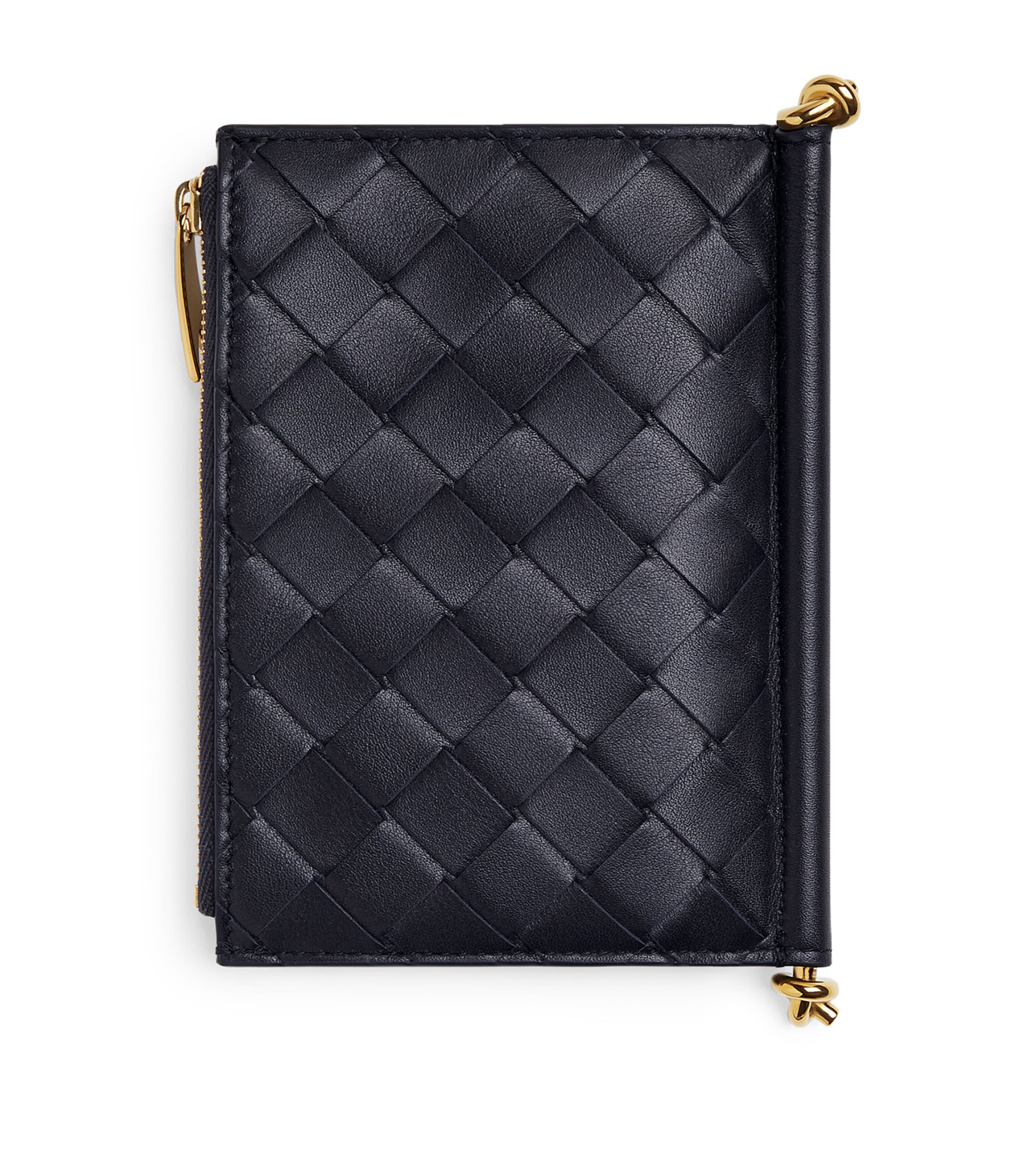 Bottega Veneta Solstice Medium Bi-fold Wallet In Black