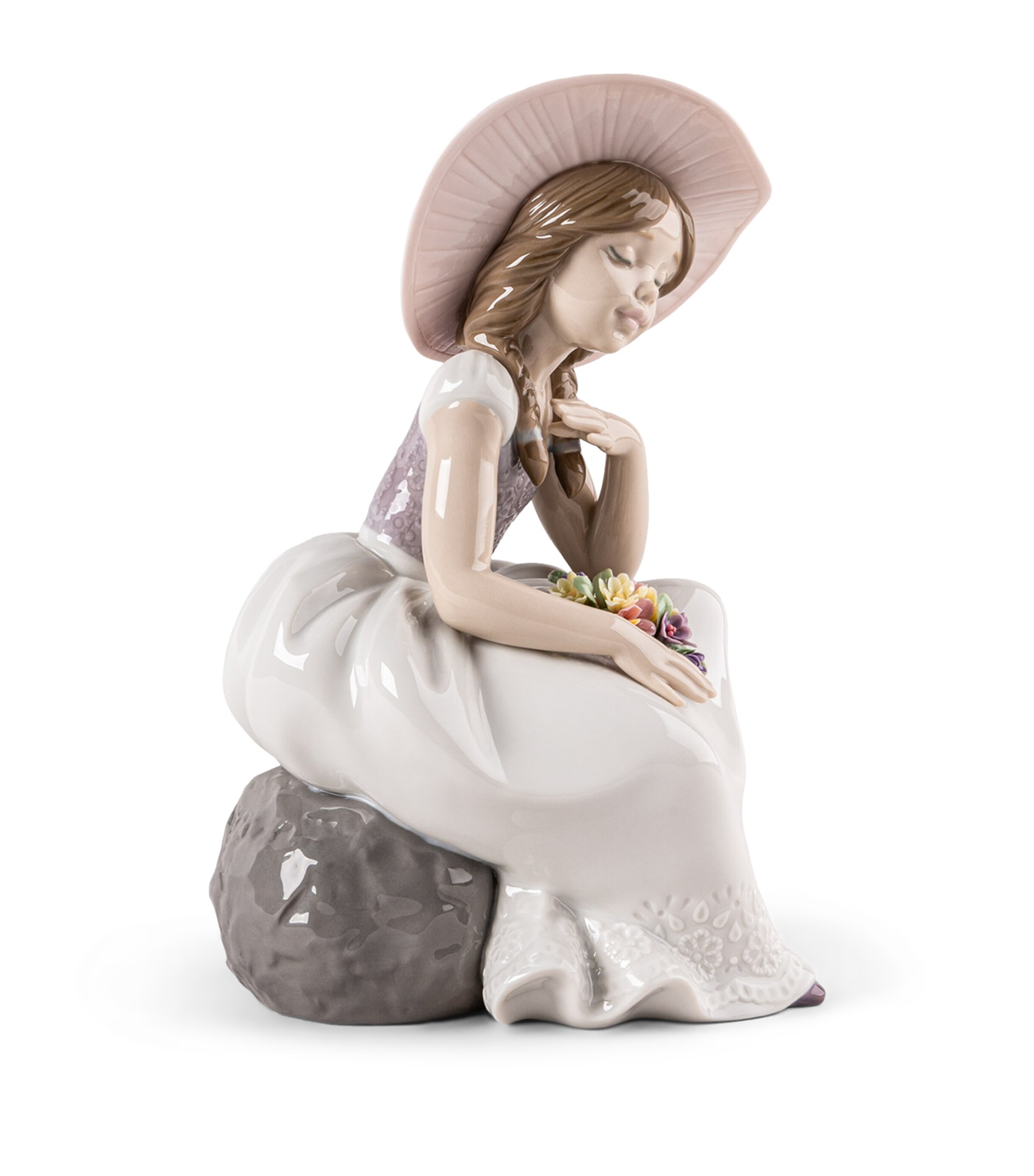 Lladró Porcelain Spring Has Come Sculpture Image 4