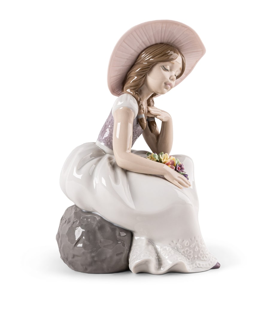 Lladró Porcelain Spring Has Come Sculpture Image 4