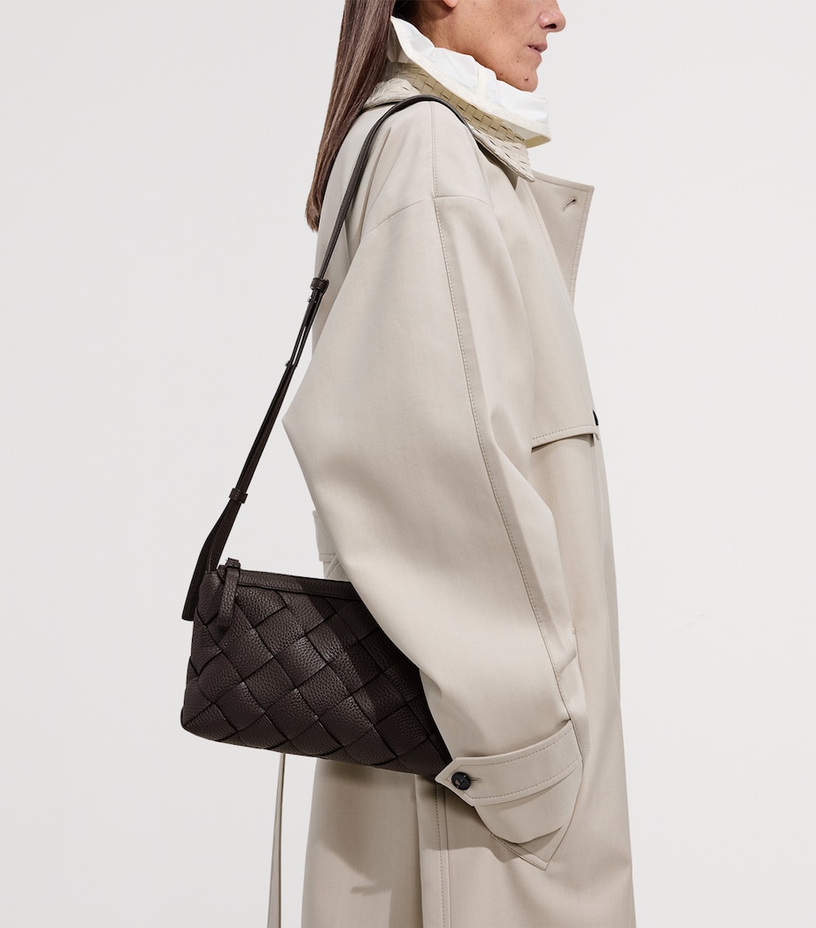 Bottega Veneta Leather Diago Cross-Body Bag Image 2