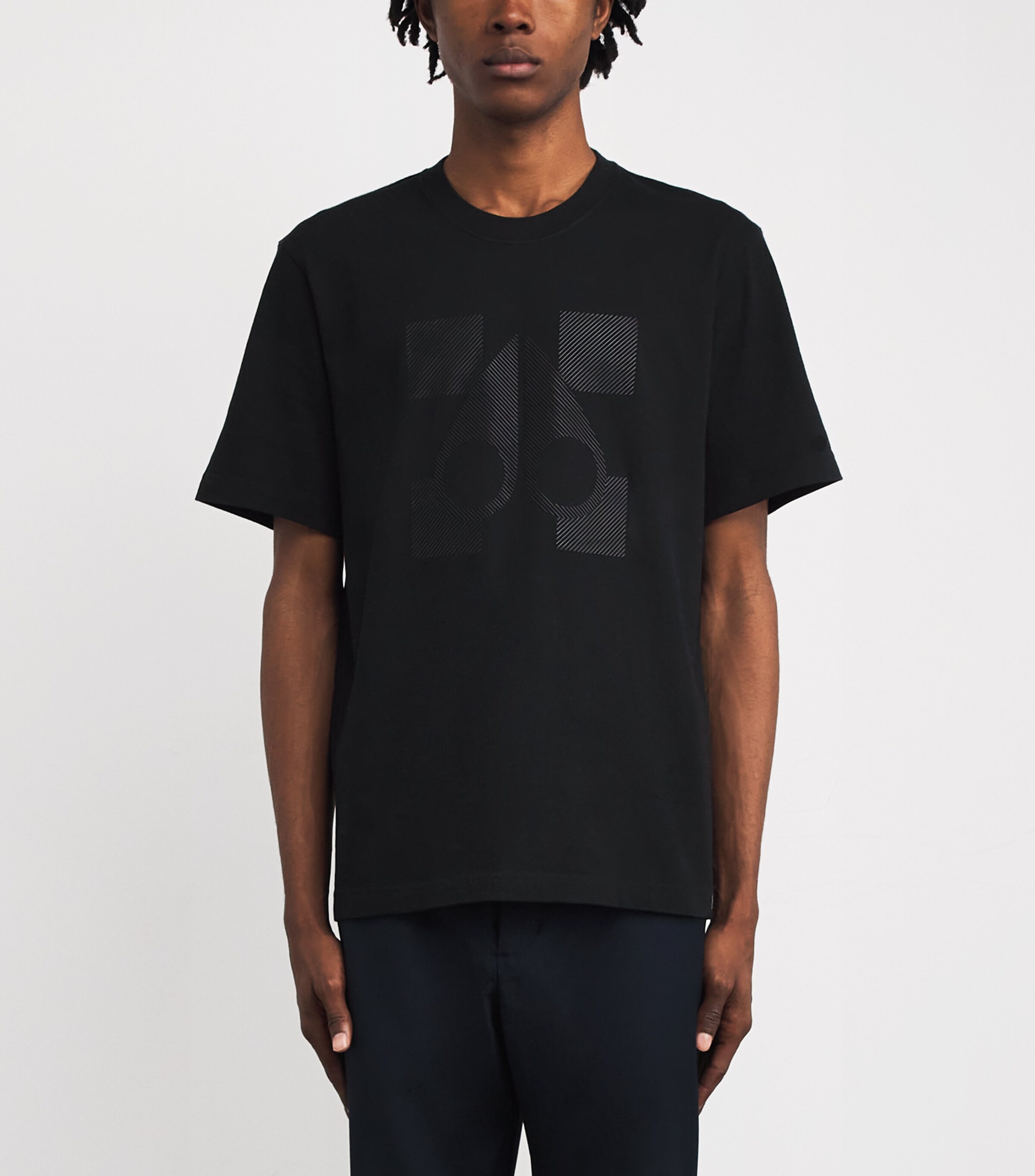Rubberised Logo T-Shirt BLACK - 292 Image 3