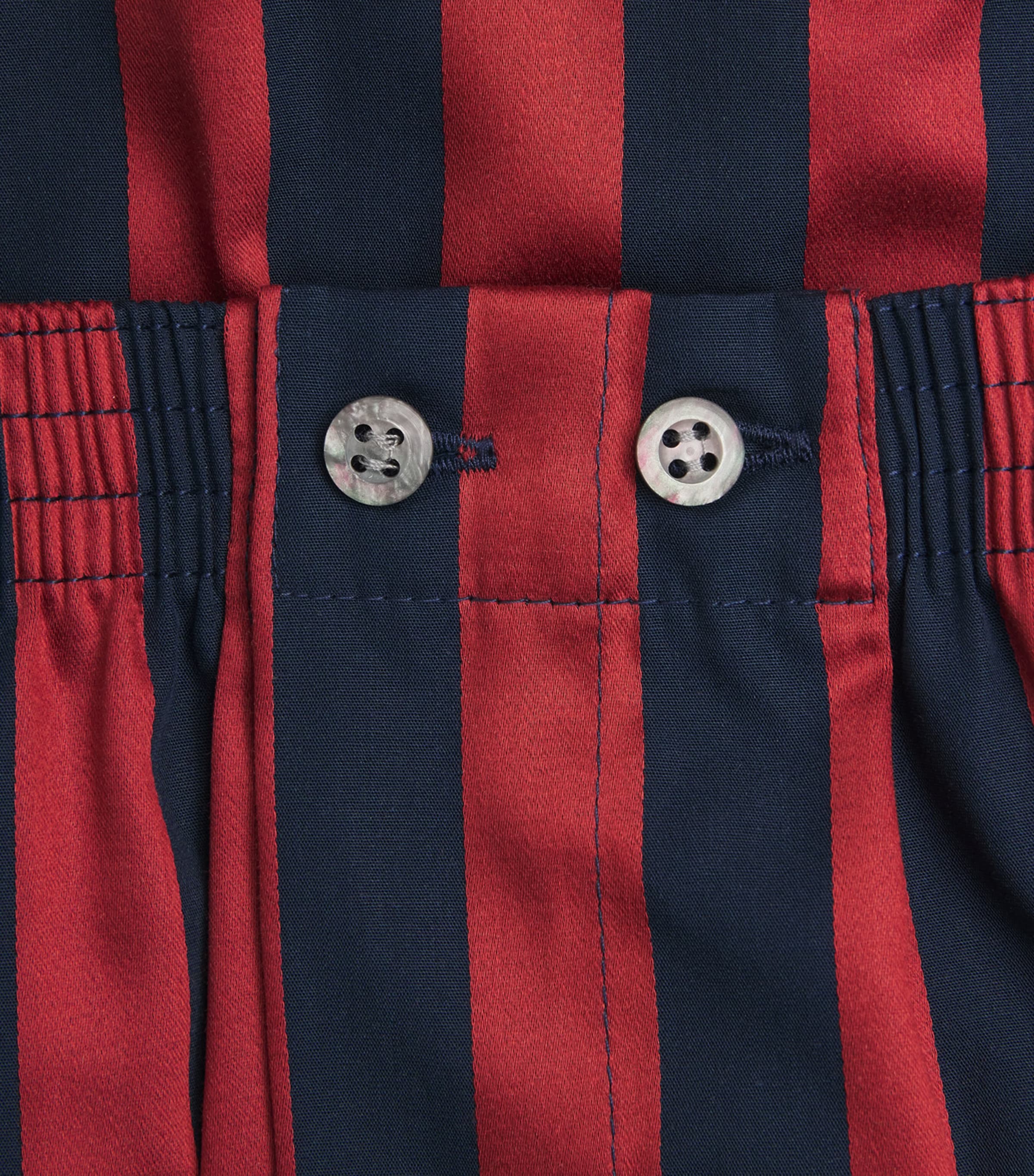 Derek Rose Mens Cotton Stripe Boxer Shorts Image 5