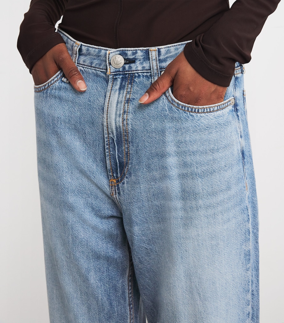 Logan Mid-Rise Wide-Leg Jeans AUDREY Image 6