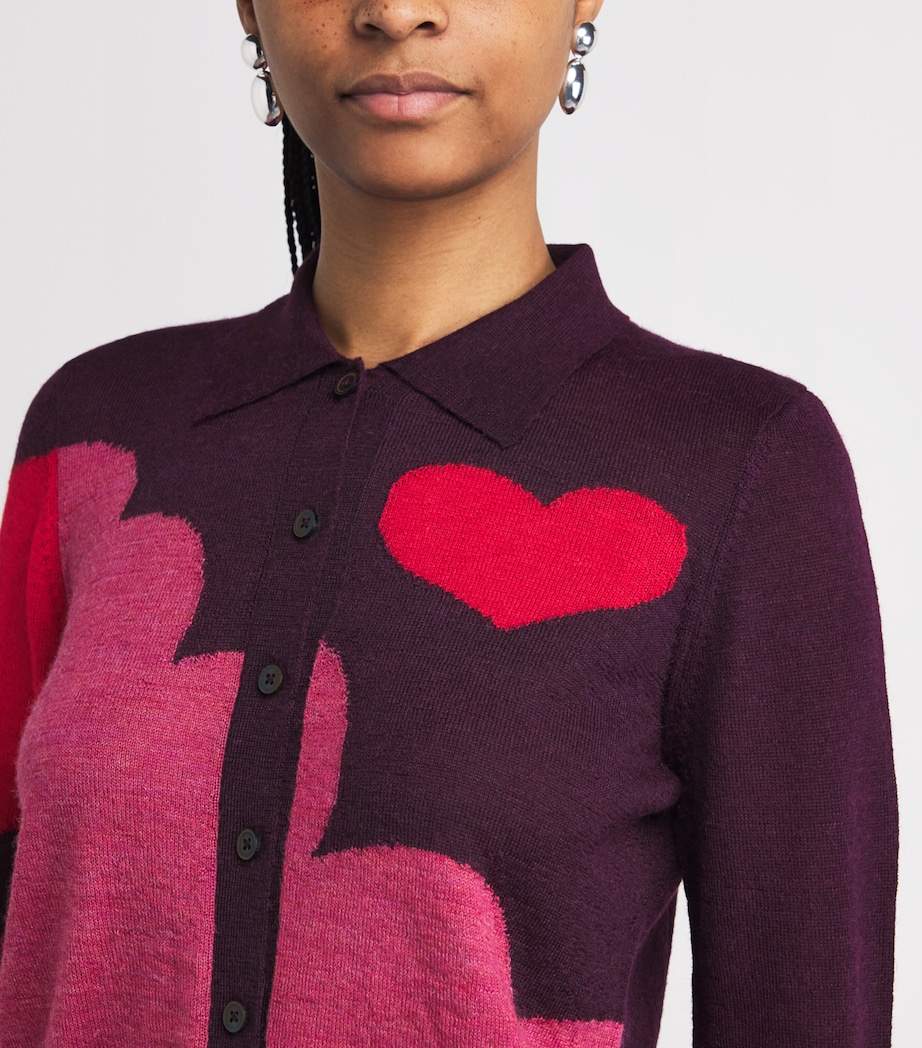 Alpaca The Racquet Cardigan POP ART POR Image 6