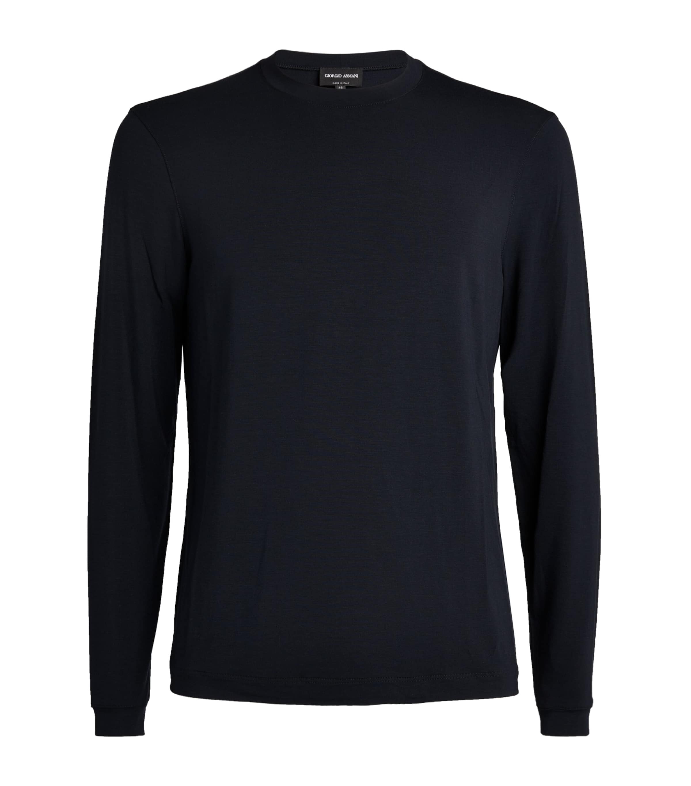 Shop Giorgio Armani Long-sleeved T-shirt