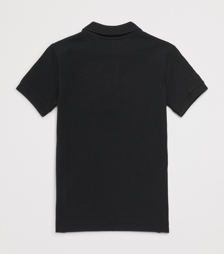 Ralph Lauren Kids Slim-Fit Polo Player Polo Shirt (2-7 Years) Polo Black/white Image 2
