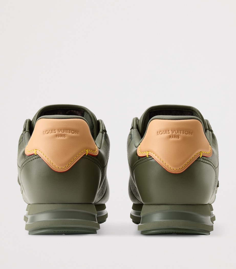 Leather Buttersoft Sneakers KHAKI GREEN Image 5