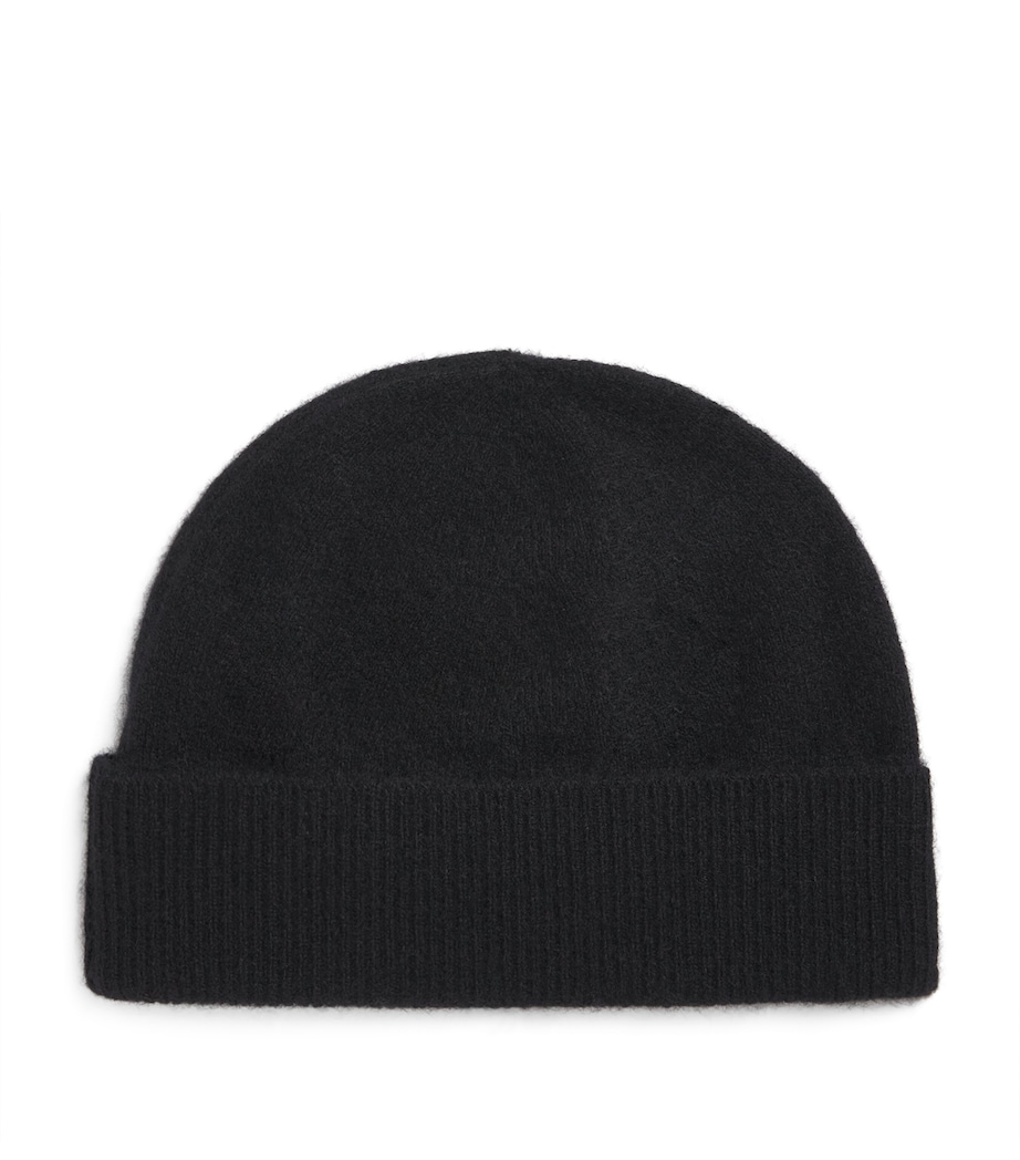 Cashmere Brushed Beanie BLACK Image 1