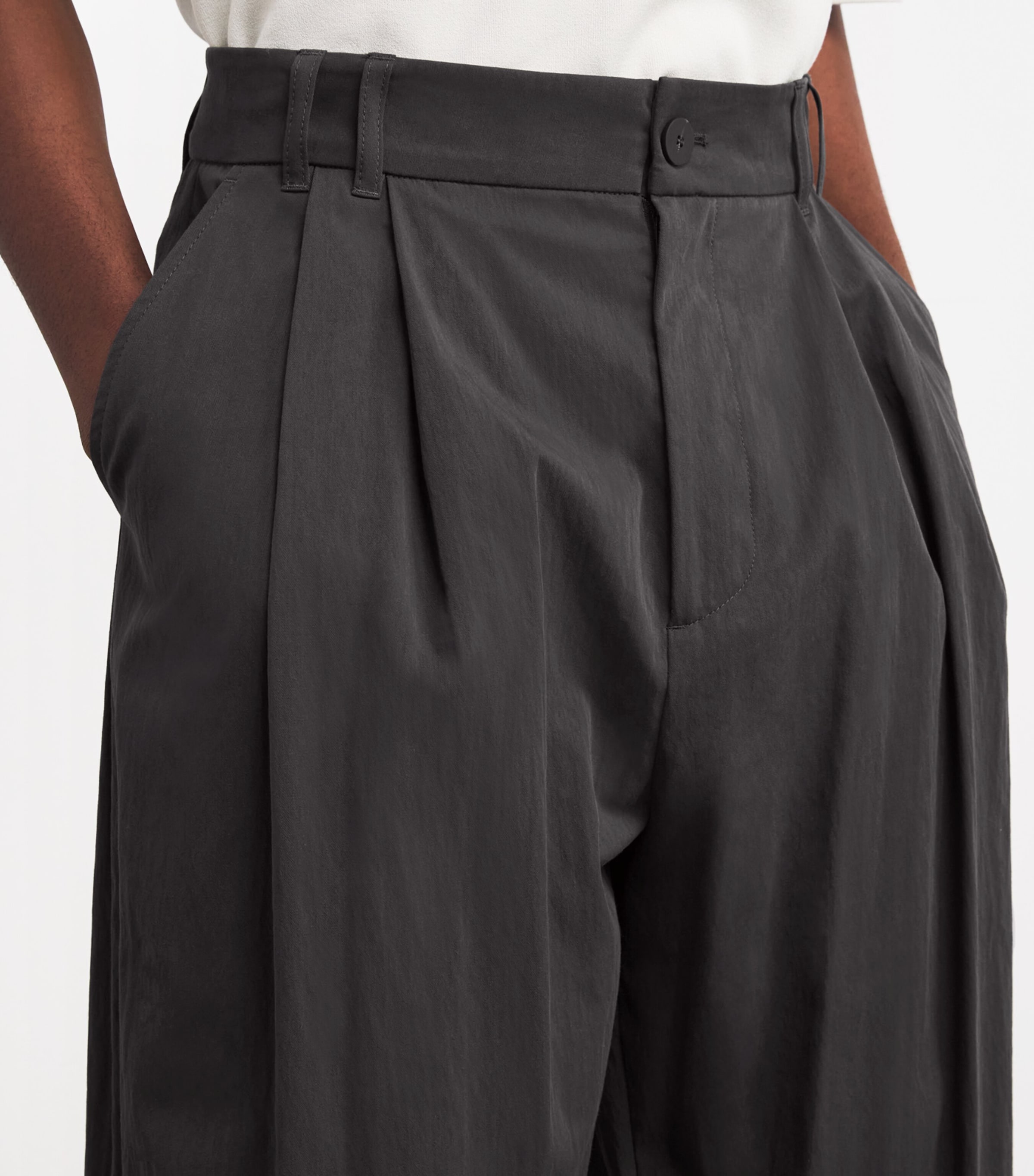 Cotton-Blend Technical Trousers OIL Image 6