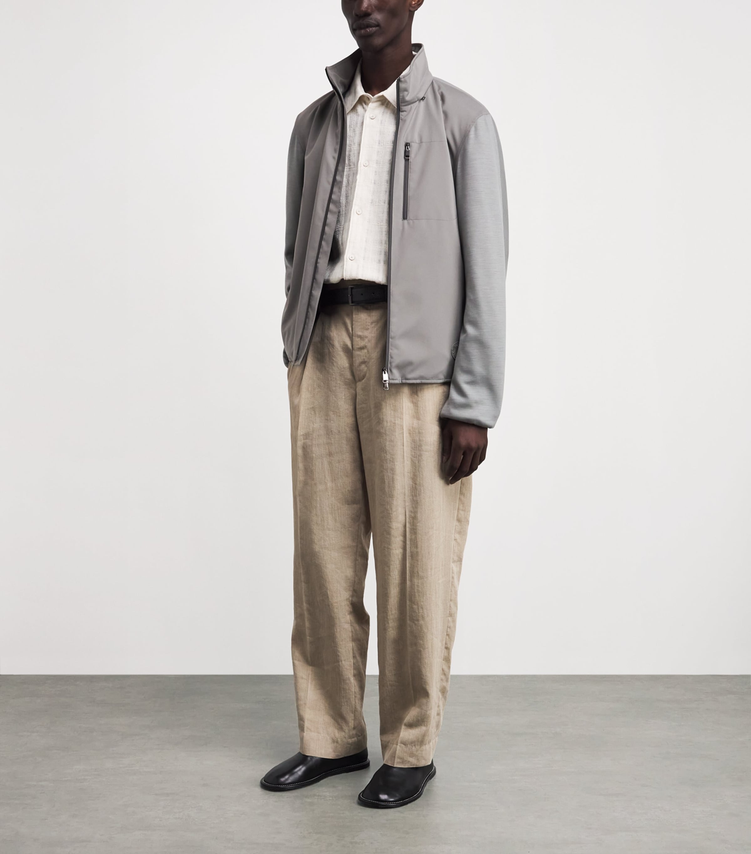 Brioni Mens High-Neck Jacket Image 2