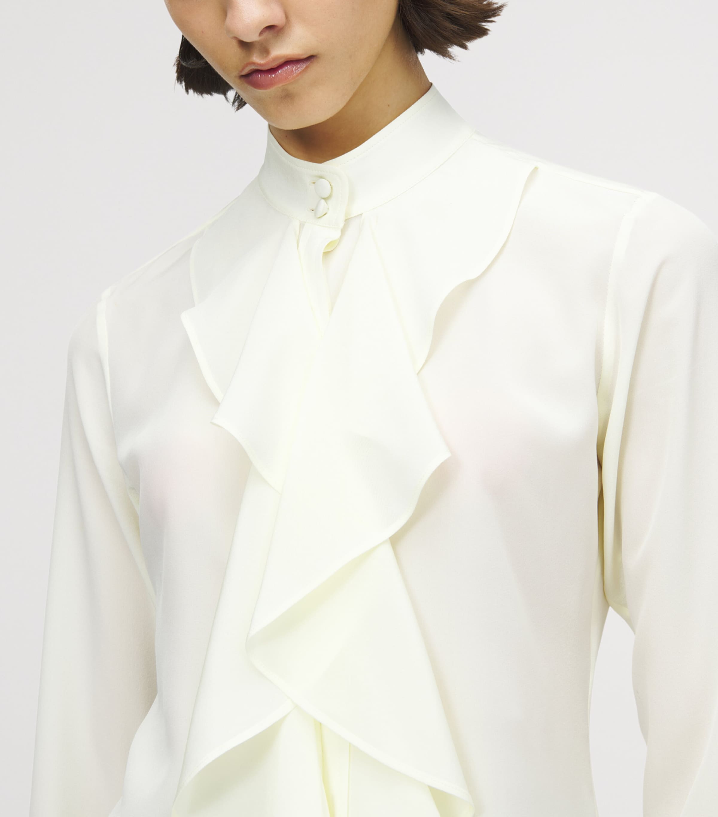 Silk Ruffle Blouse 9311 Image 6