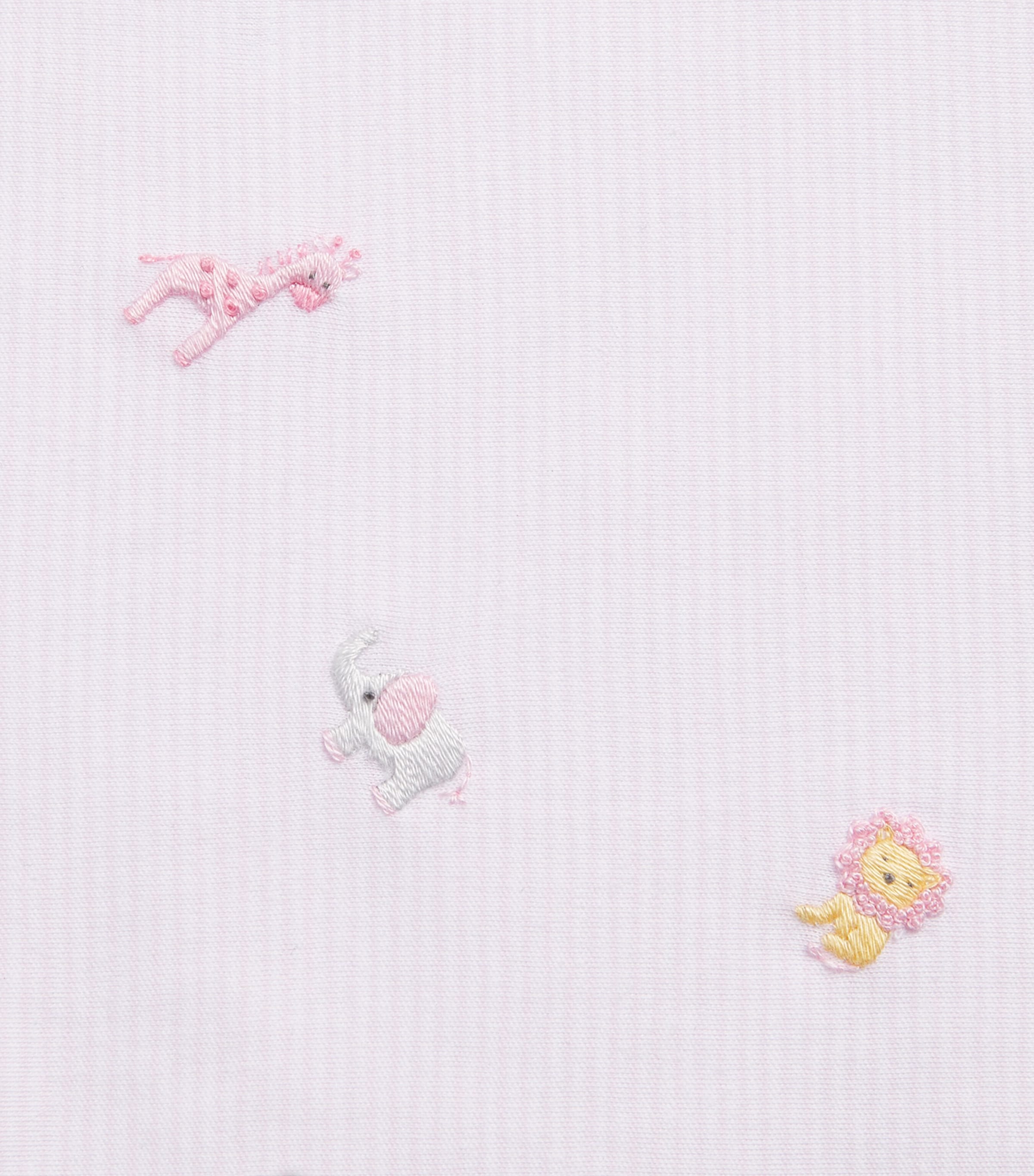 Kissy Kissy Cotton Striped Blanket (73cm x 73cm) Pink Image 3