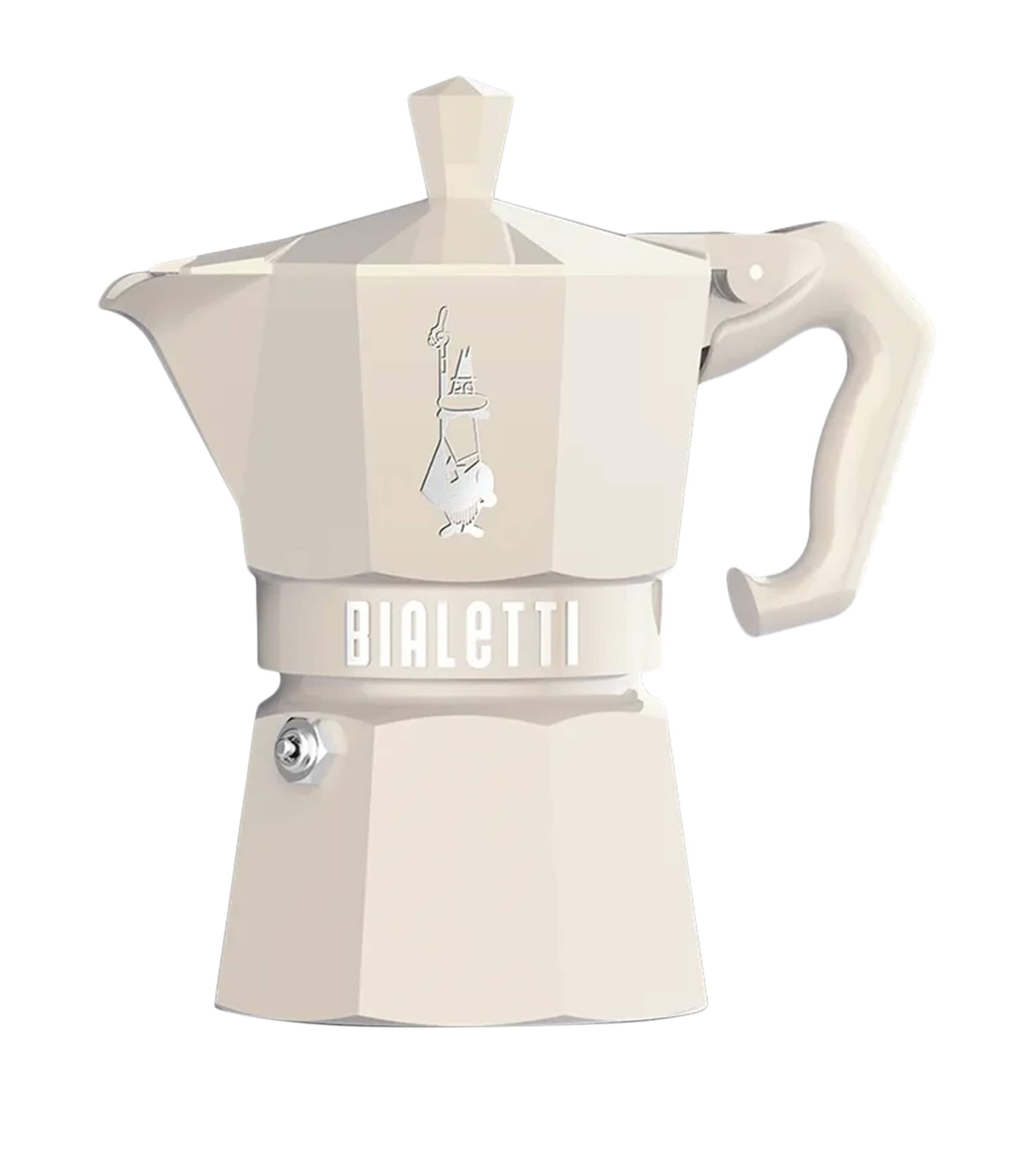 Bialetti Moka Exclusive Express Espresso Maker (3 Cups) Cream Image 1