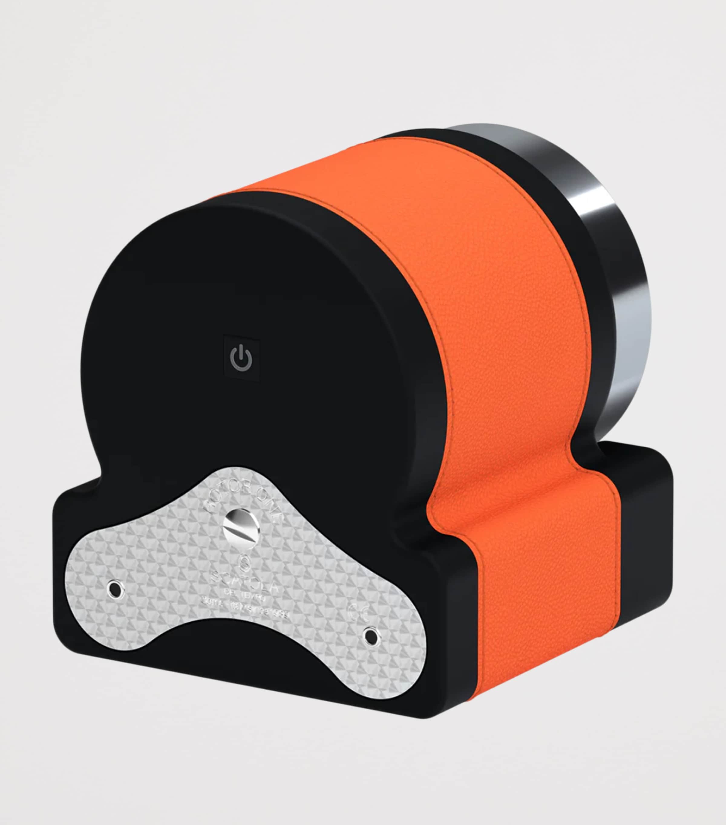 Scatola Del Tempo Leather Rotor One Automatic Watch Winder Orange Image 3