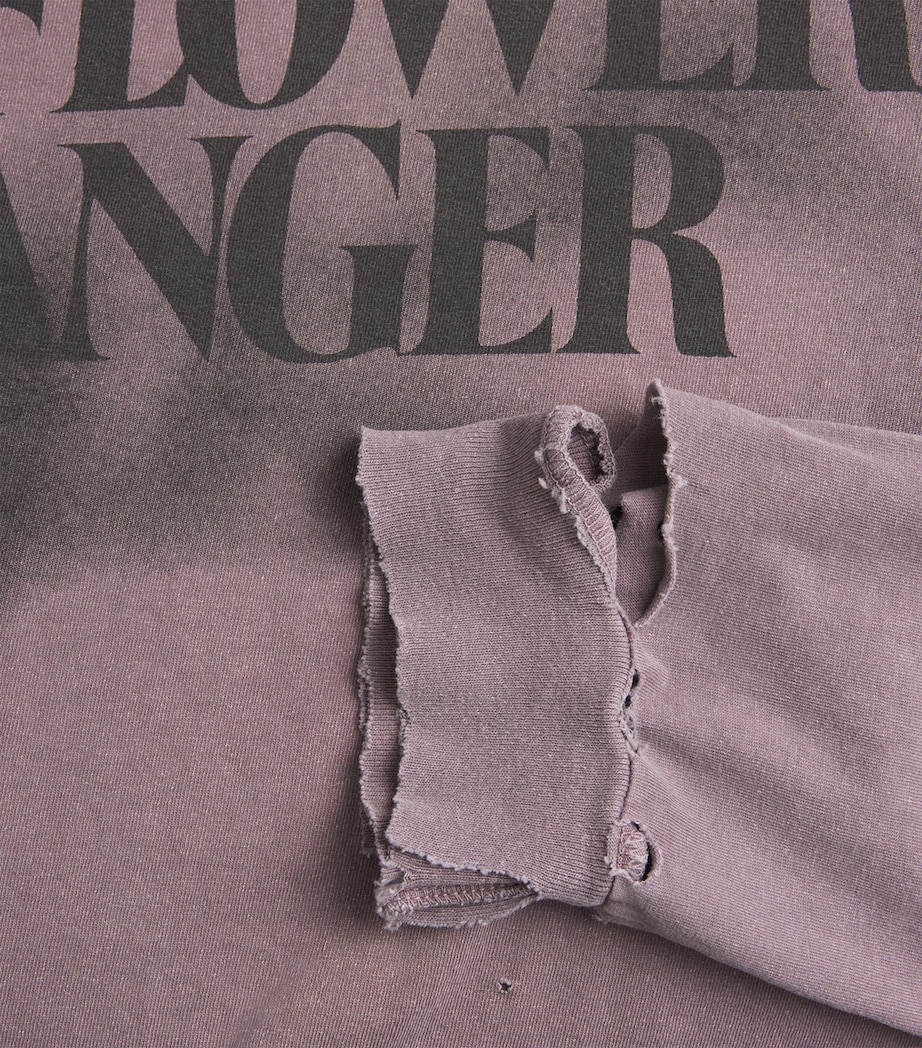 Enfants Riches Déprimés Mens Cotton Flowers of Anger T-Shirt Antique Brown Image 6