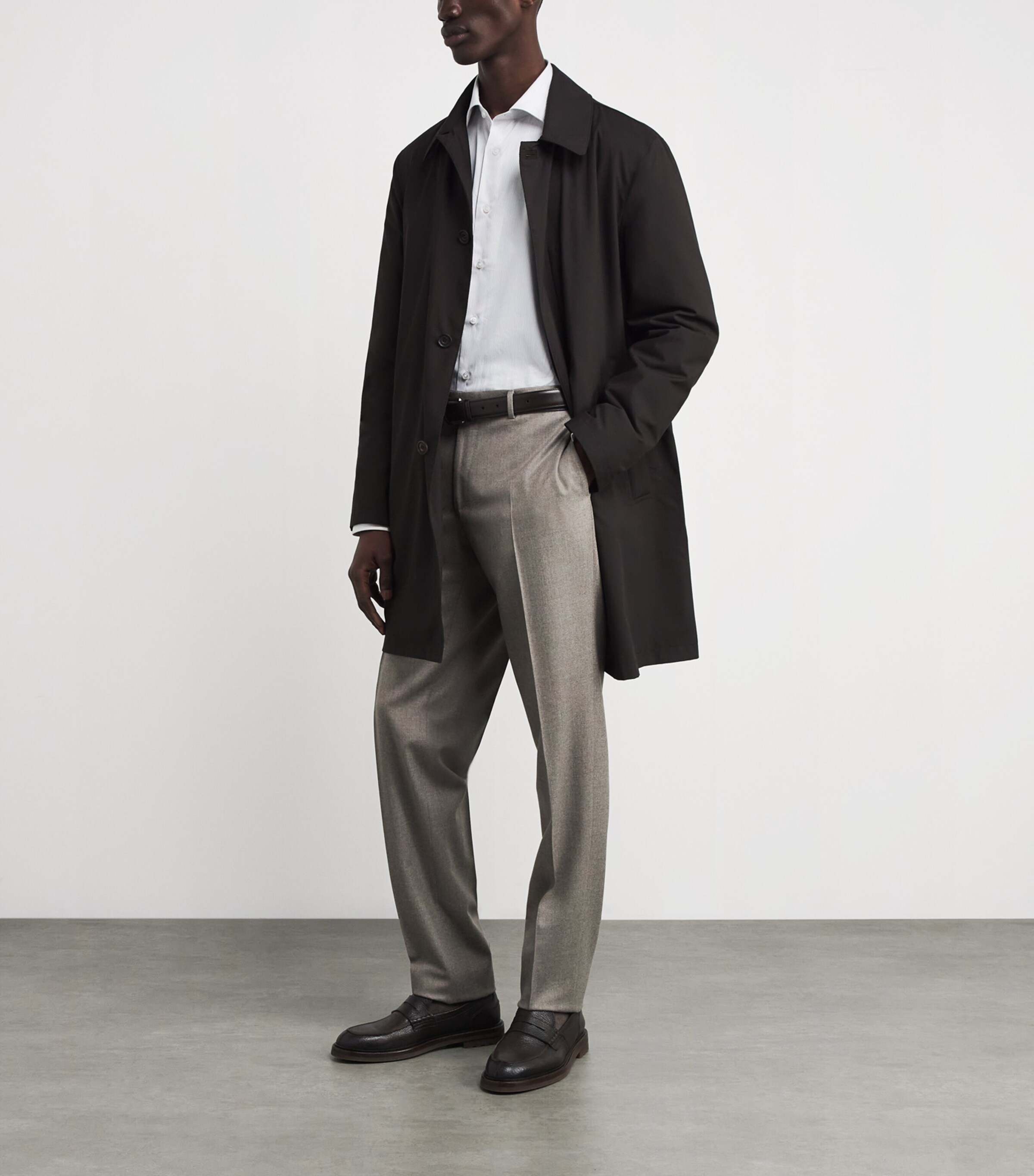 Egyptian Cotton Stripe Slim-Fit Shirt 501 Image 2