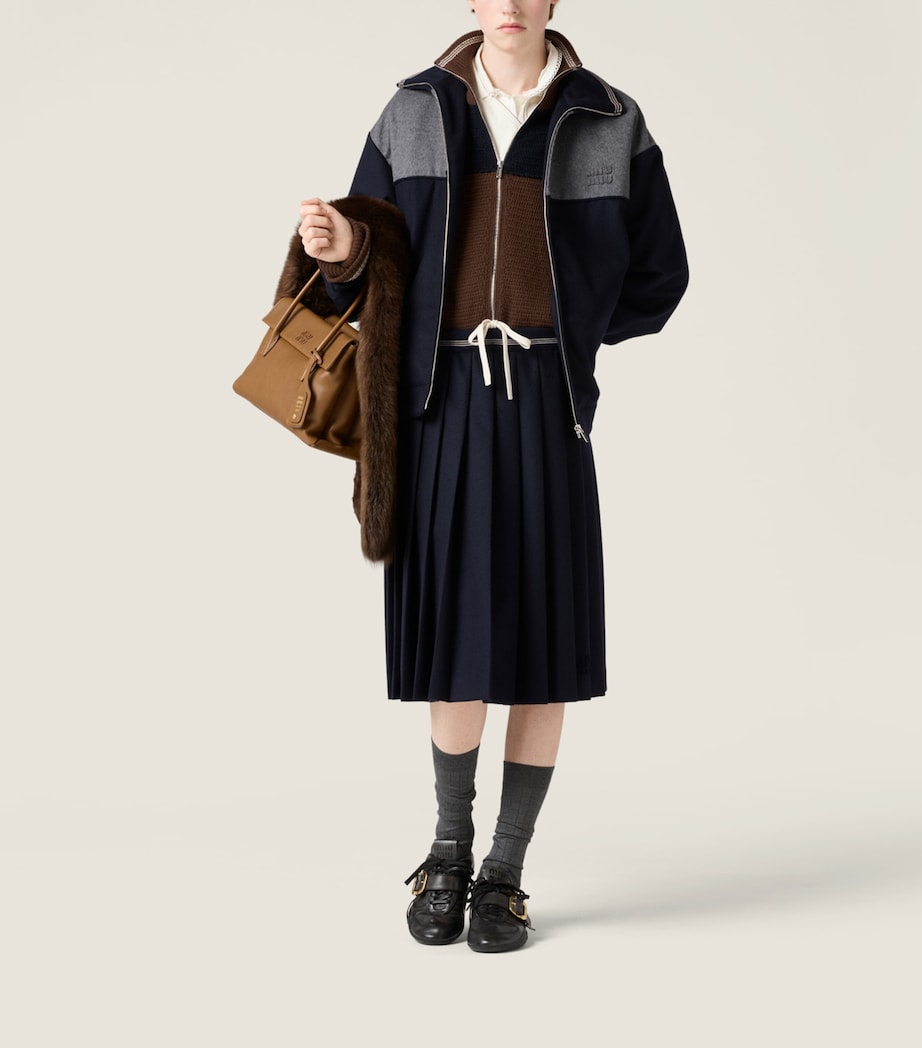 Cashmere Zip-Up Cardigan F0KGN Image 2