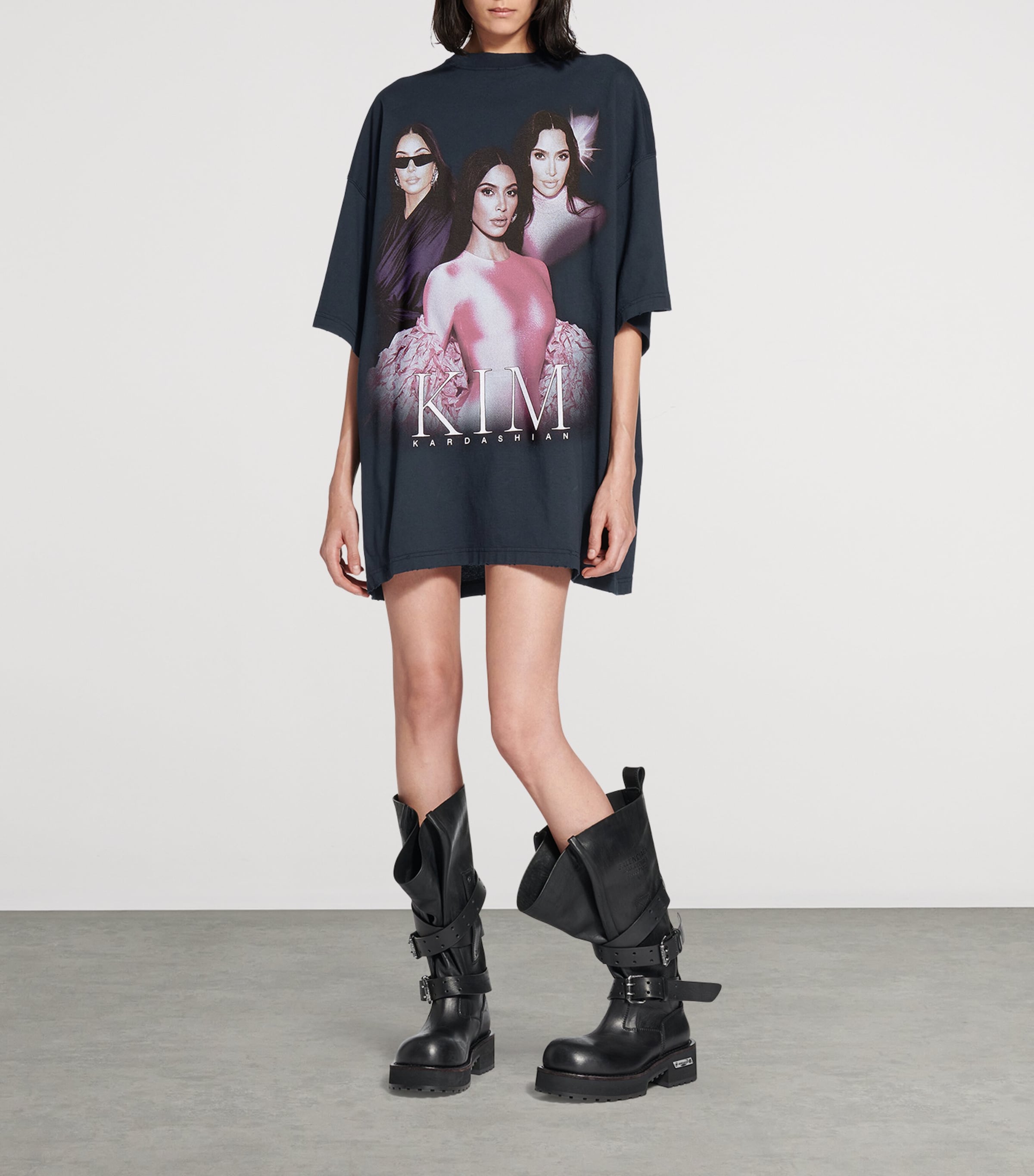Balenciaga Cotton Oversized Kim K T-Shirt | Harrods US