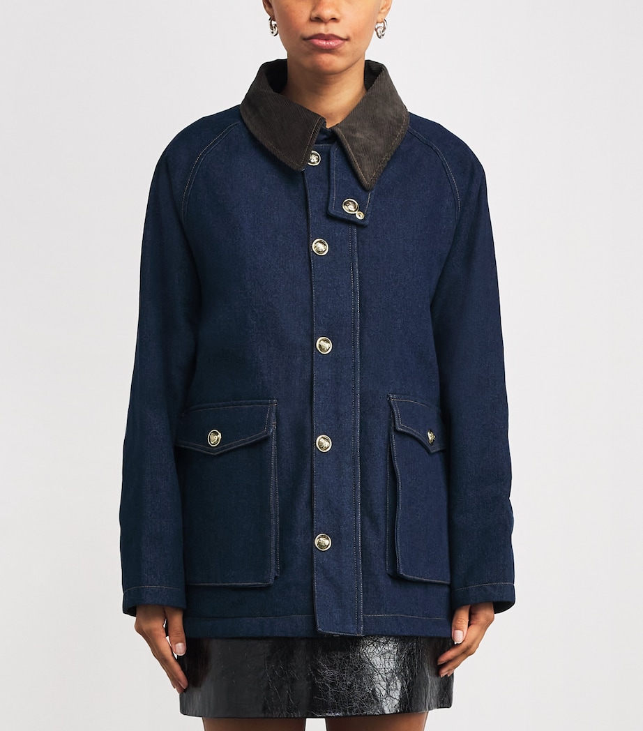 Denim Chore Jacket BLUE JEAN Image 3