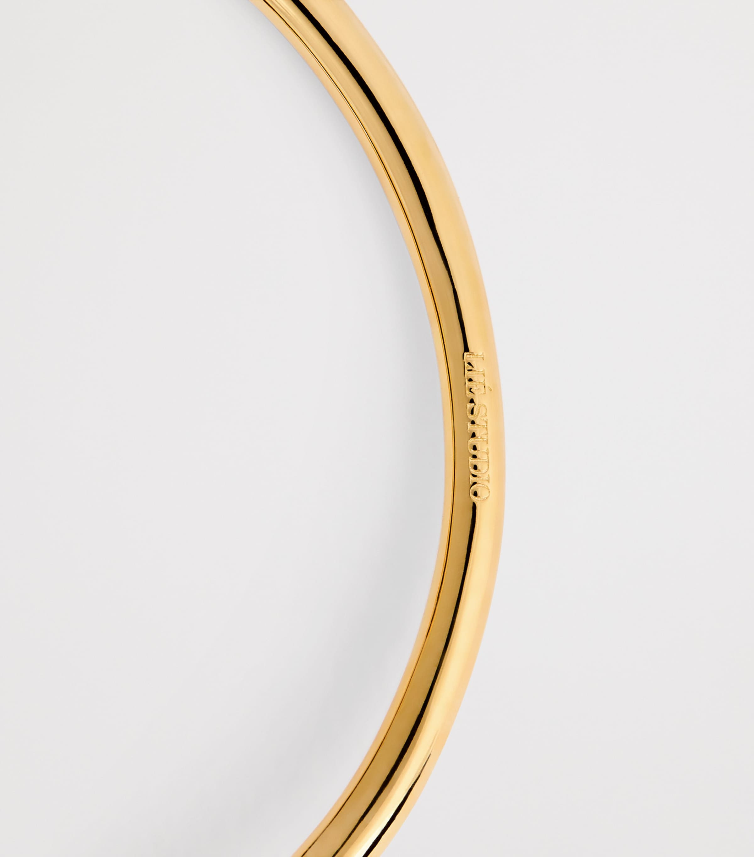 LIÉ STUDIO Gold-Plated The Olga Bangle Gold Image 5