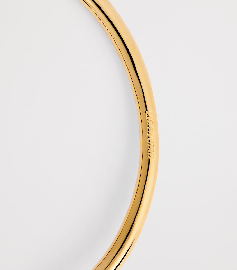 LIÉ STUDIO Gold-Plated The Olga Bangle Gold Image 5