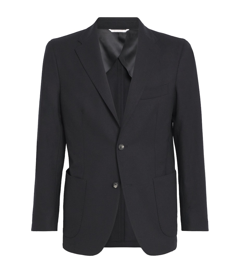 Cashmere Unstructured Blazer 30 - BLACK Image 1