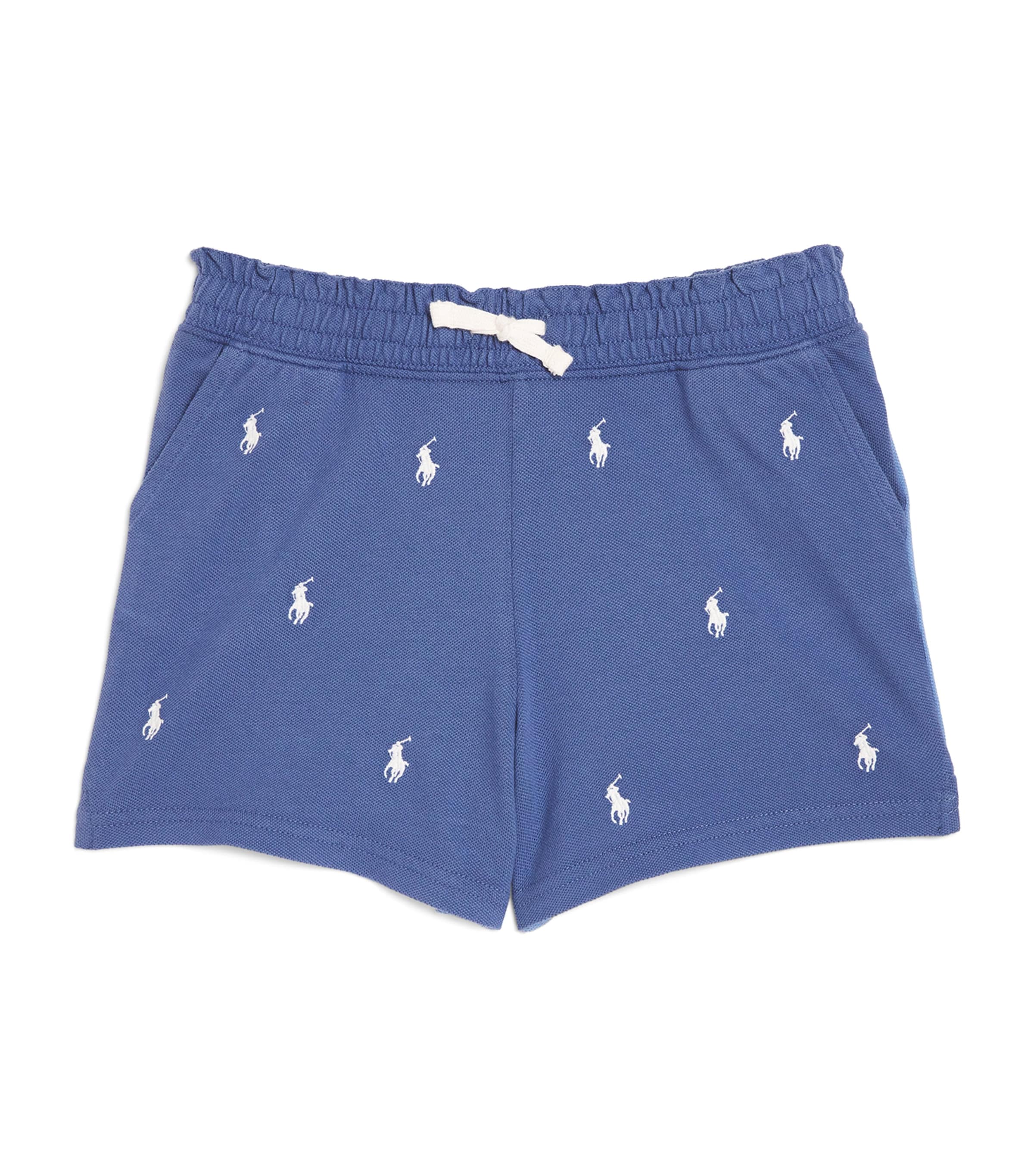 Shop Ralph Lauren Polo Pony Shorts In Blue