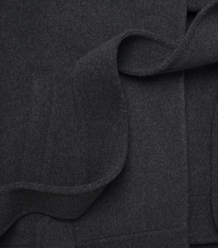 Khaite Womens Wool Alder Jacket Charcoal Image 6