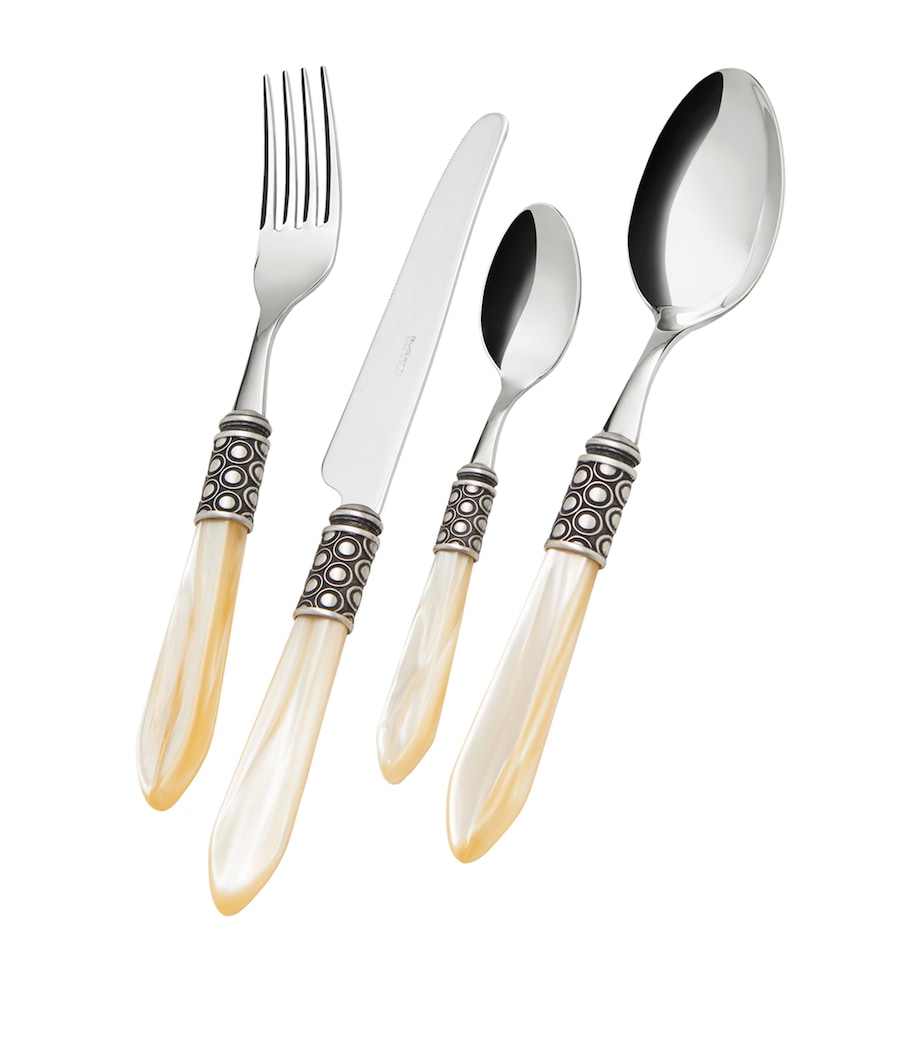 Optical Stainless Steel 24-Piece Cutlery Set SILVER Image 1