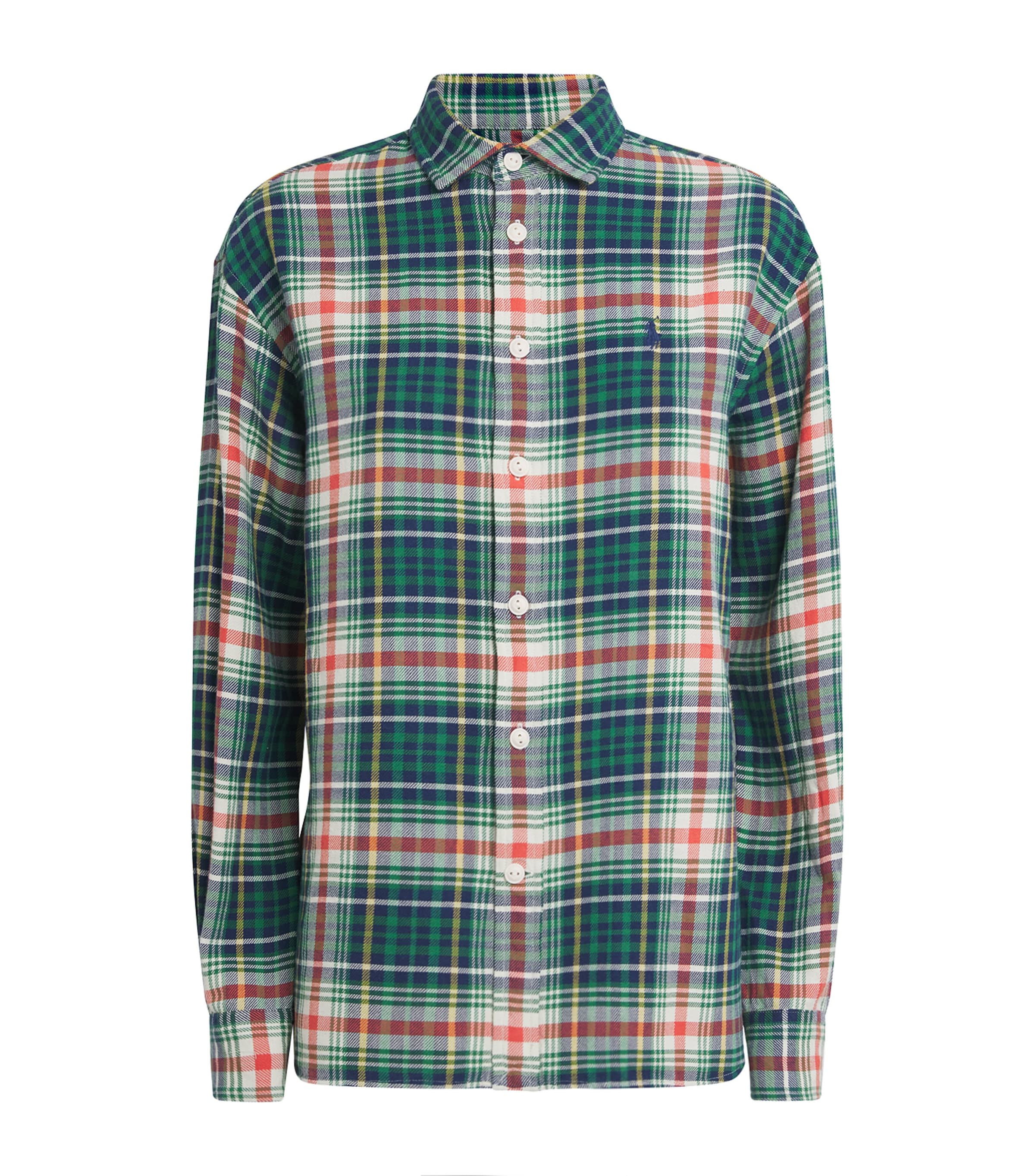 Polo Ralph Lauren Plaid-pattern Cotton Shirt In Black