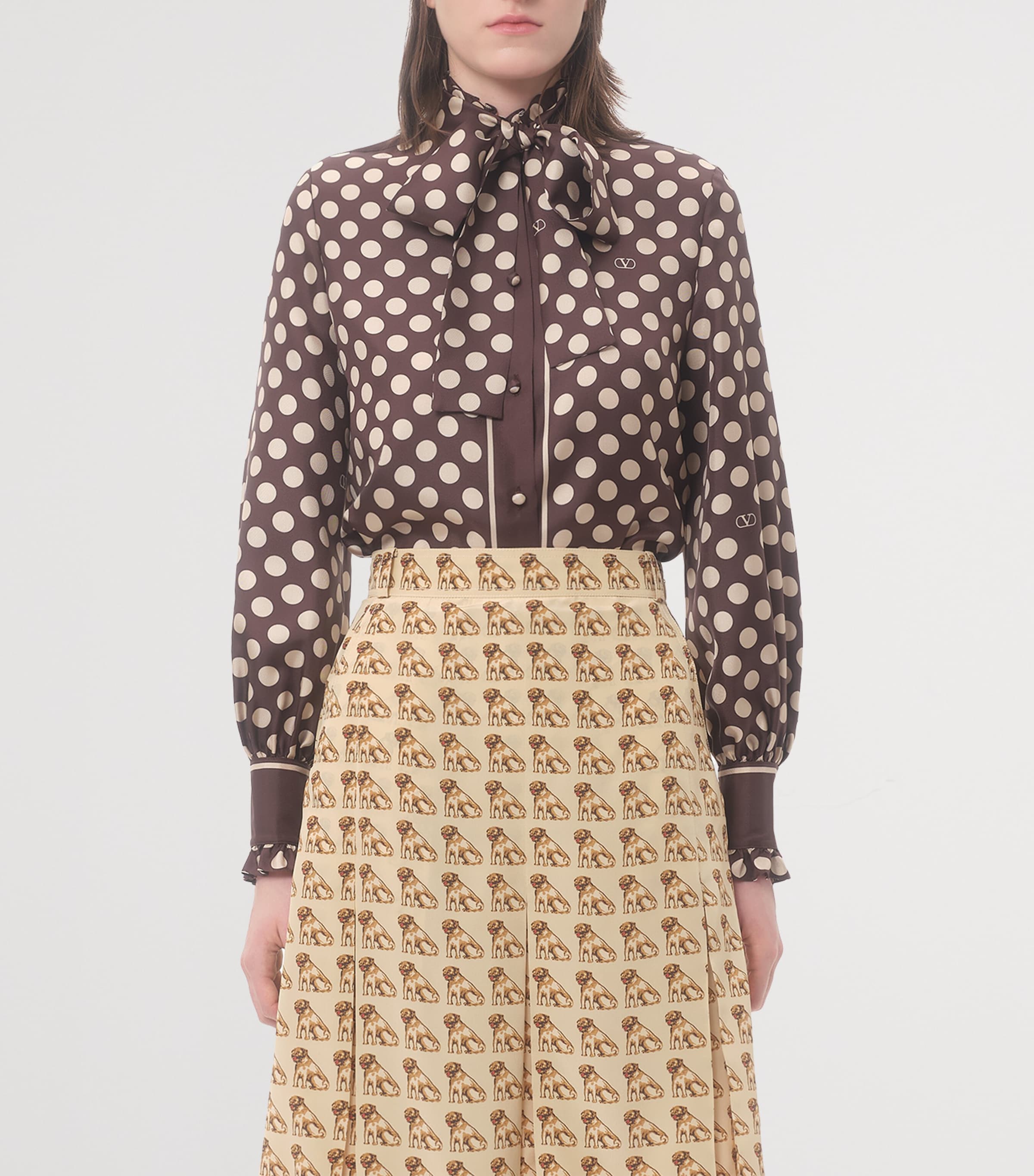 Silk Polka-Dot Shirt RDQ Image 2