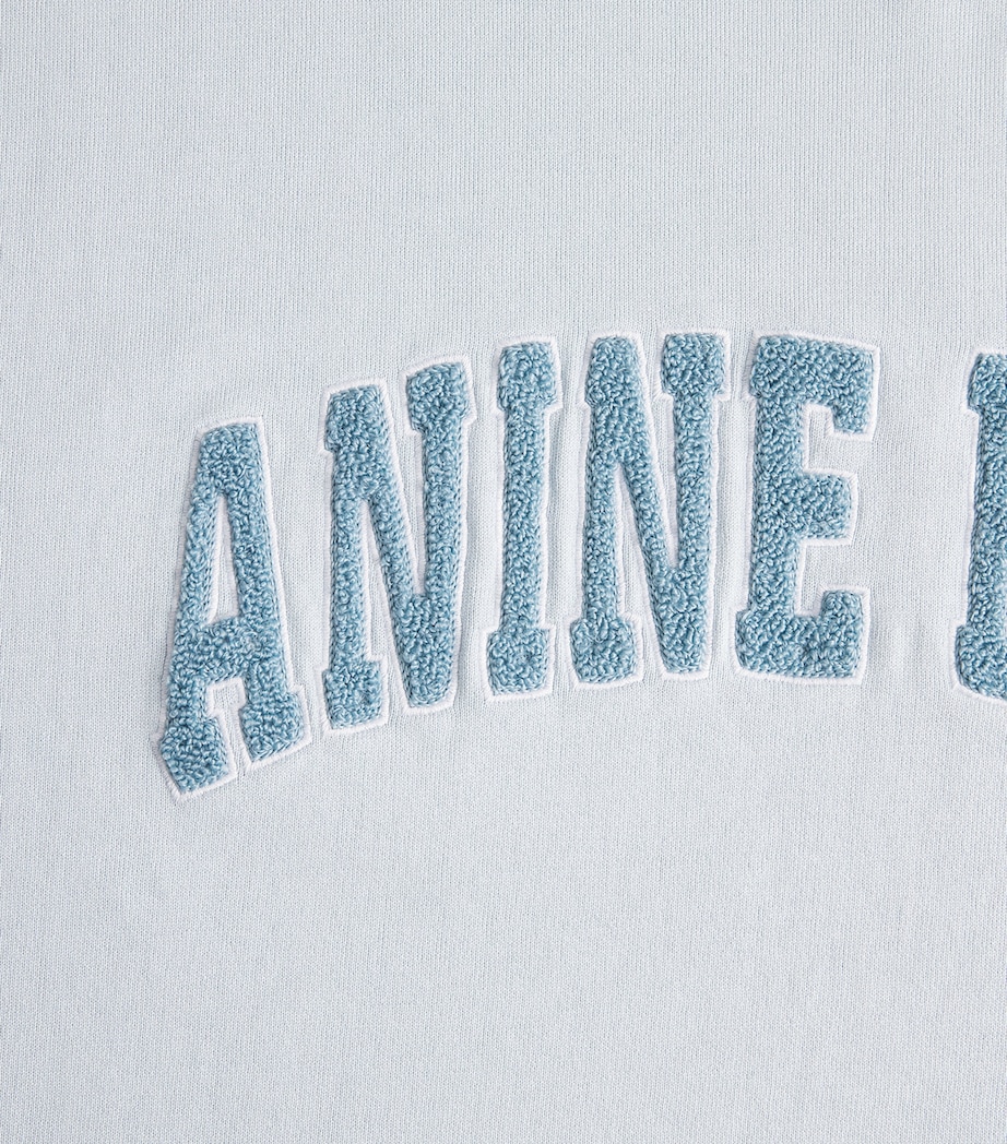 Cotton Logo Miles Sweatshirt PALE BLUE Image 5