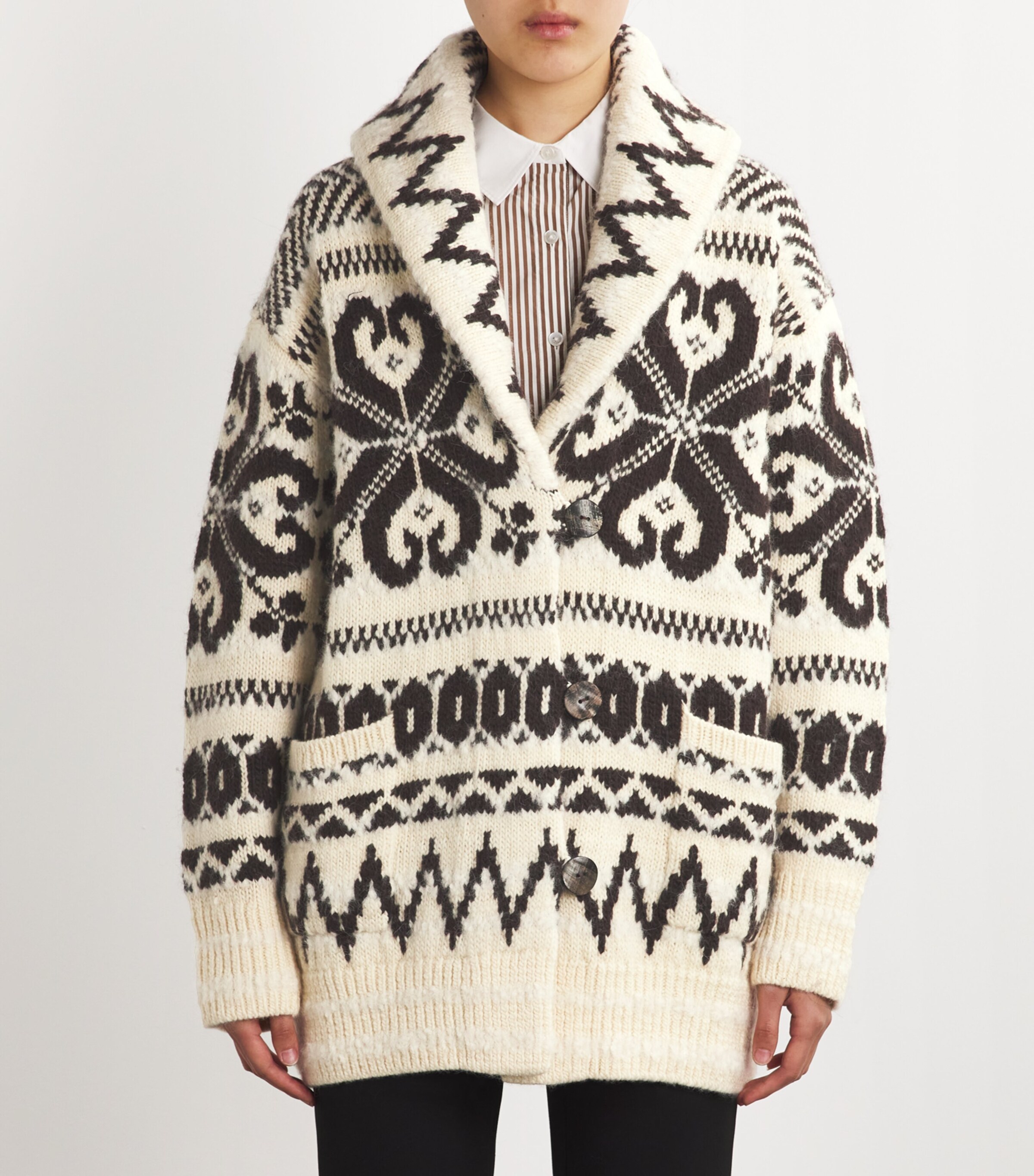 Polo Ralph Lauren Wool-Blend Jacquard Cardigan | Harrods US