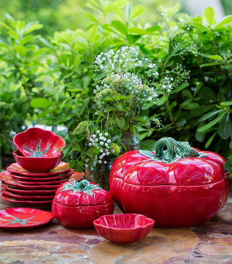 Lidded Tomato Bowl (15.5cm) RED Image 2