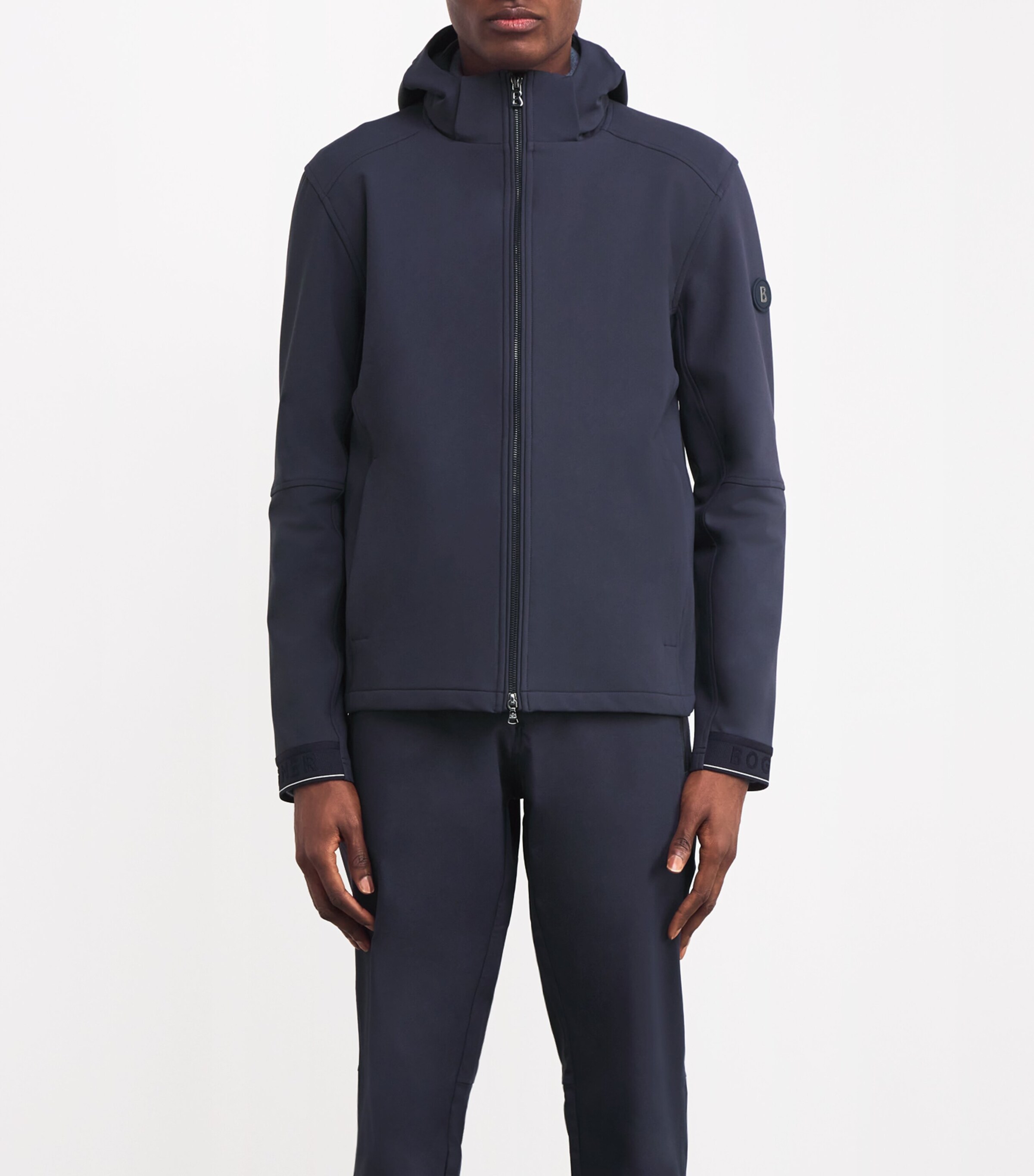Zip-Up Technical Jacket 464 NAVY Image 3
