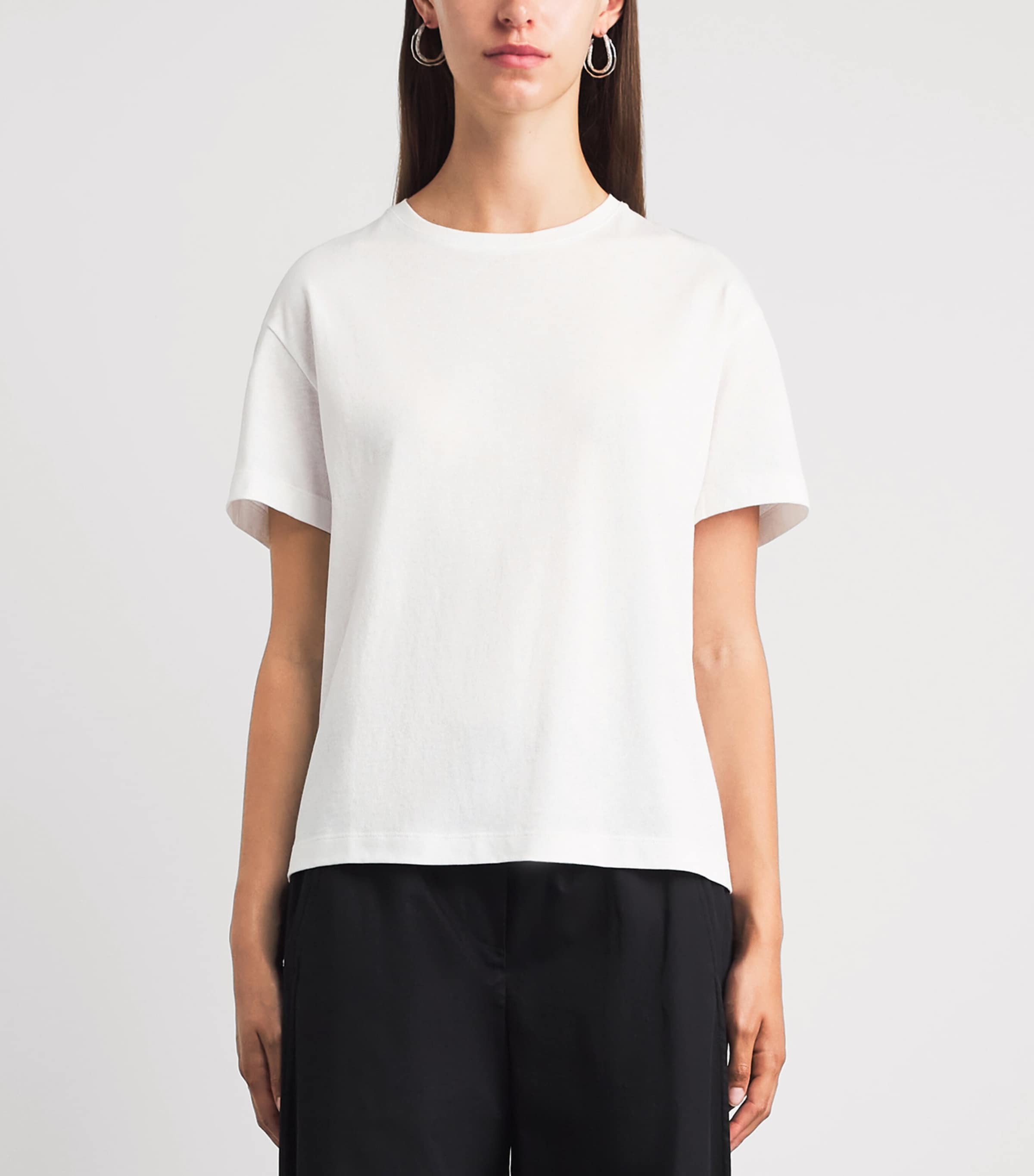 Toteme Womens Classic T-Shirt Optic White Image 4