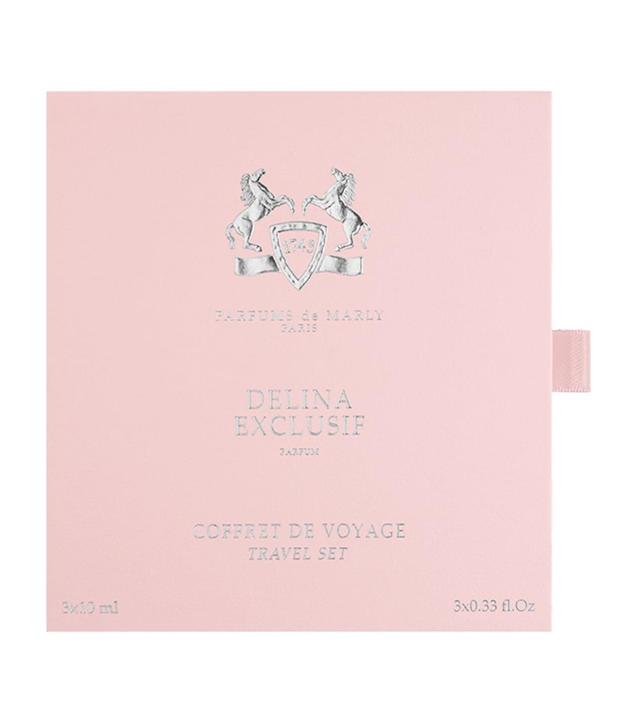 Delina Exclusif Eau De Parfum Sprays and Case Travel Set (3 x 10ml) NO COLOUR Image 3