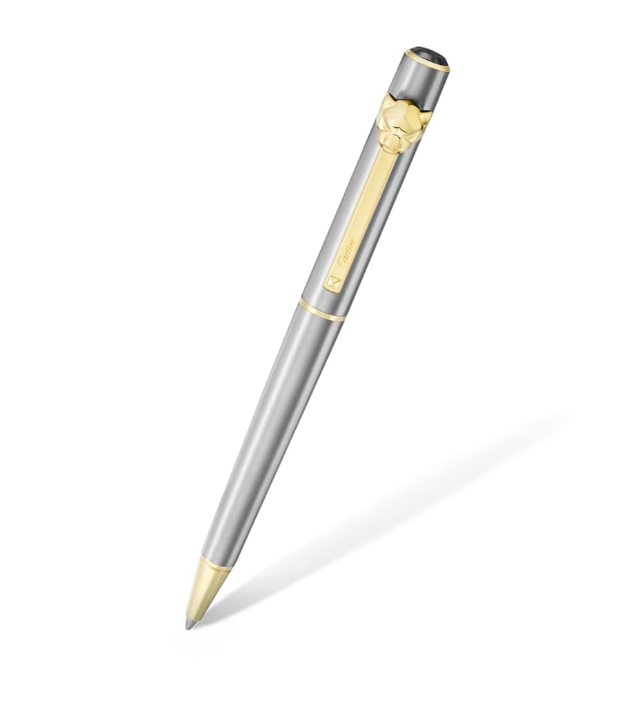 Small Panthère de Cartier Ballpoint Pen GREY Image 2