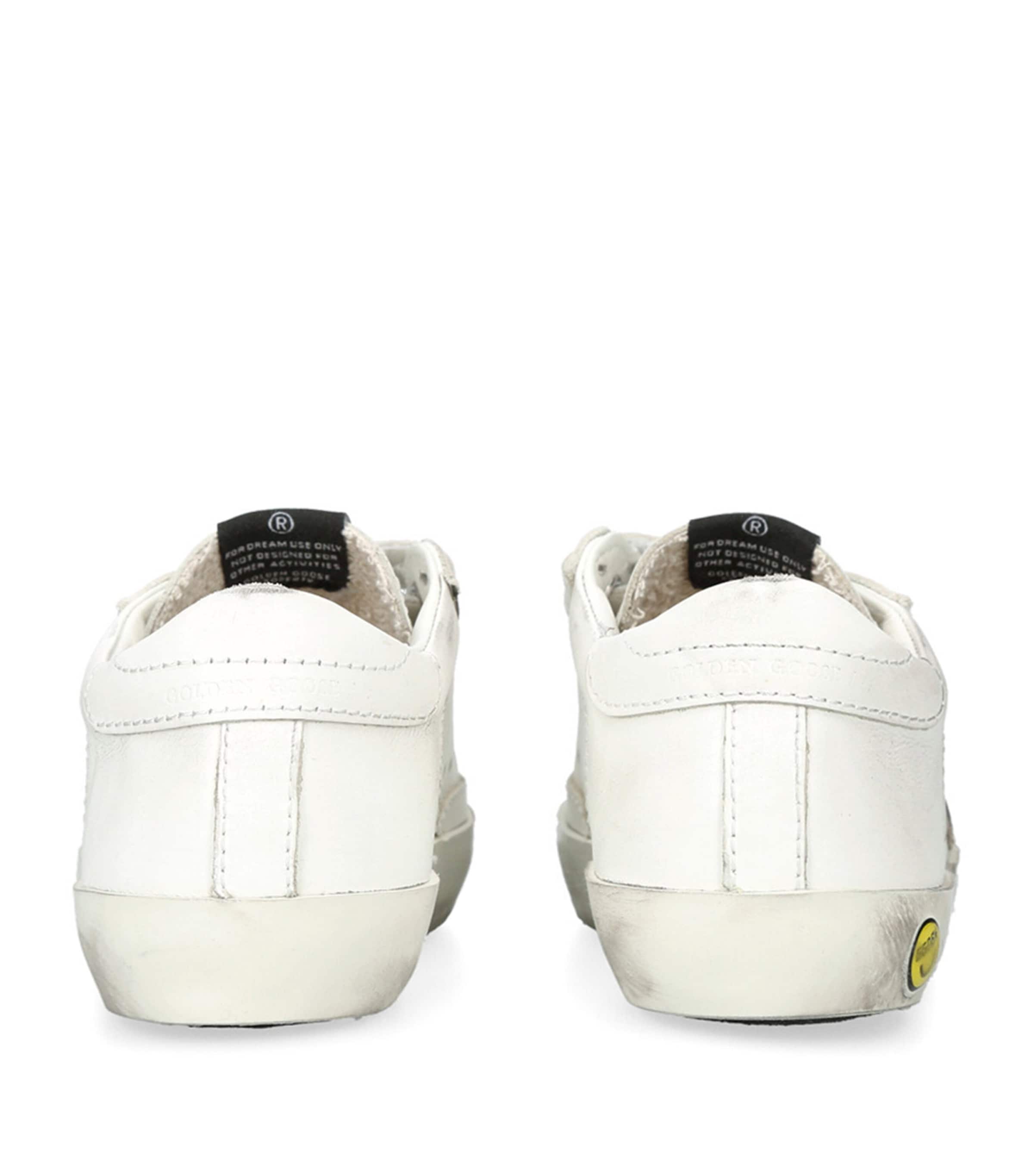 Leather Old School Sneakers WHITE Image 2