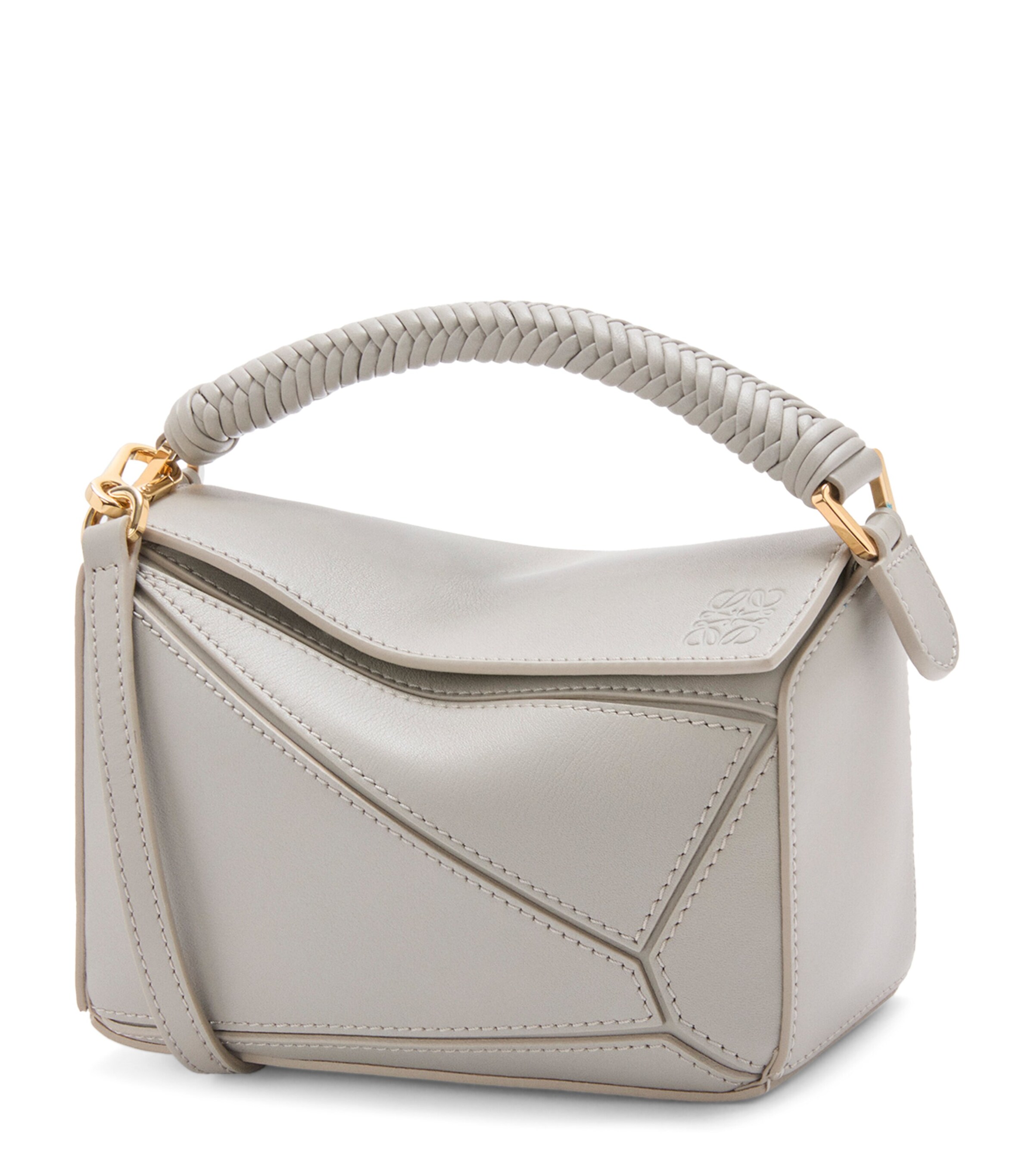 LOEWE Mini Calfskin Puzzle Top-Handle Bag | Harrods US