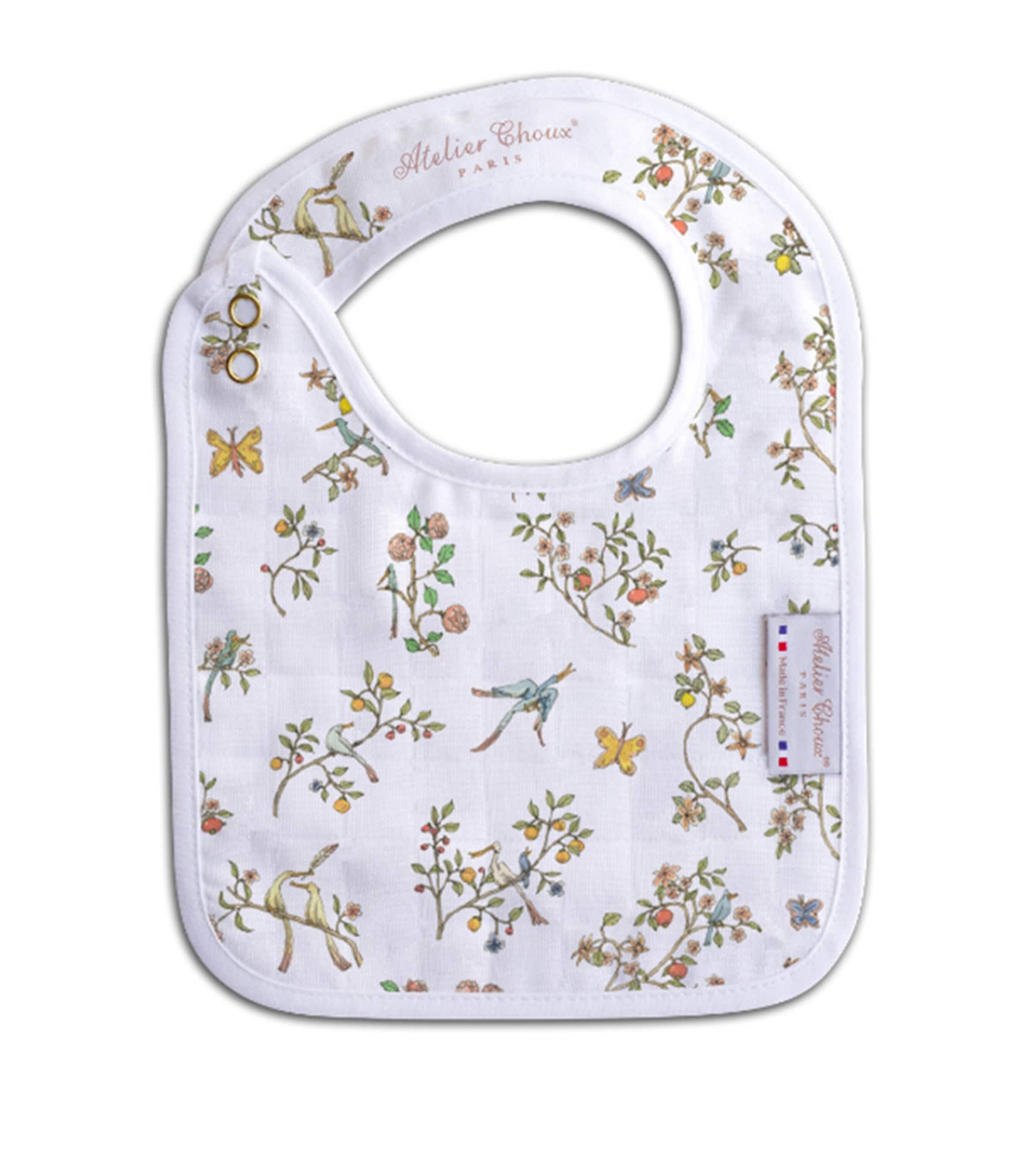 Small Cotton Bloom Bib PINK Image 2