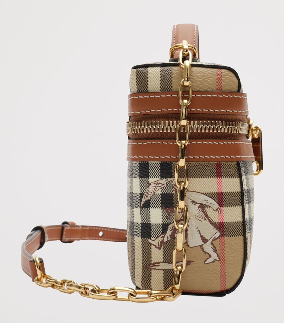 Burberry Check Mates Wash Bag Archive Beige Image 4