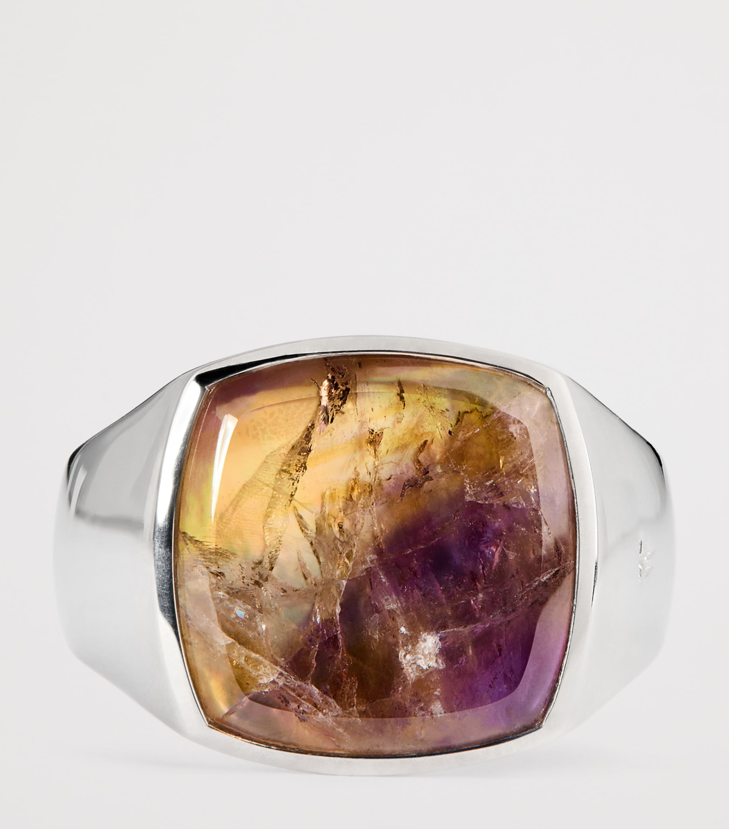Tom Wood Sterling Silver Cushion Sakura Ring | Harrods US