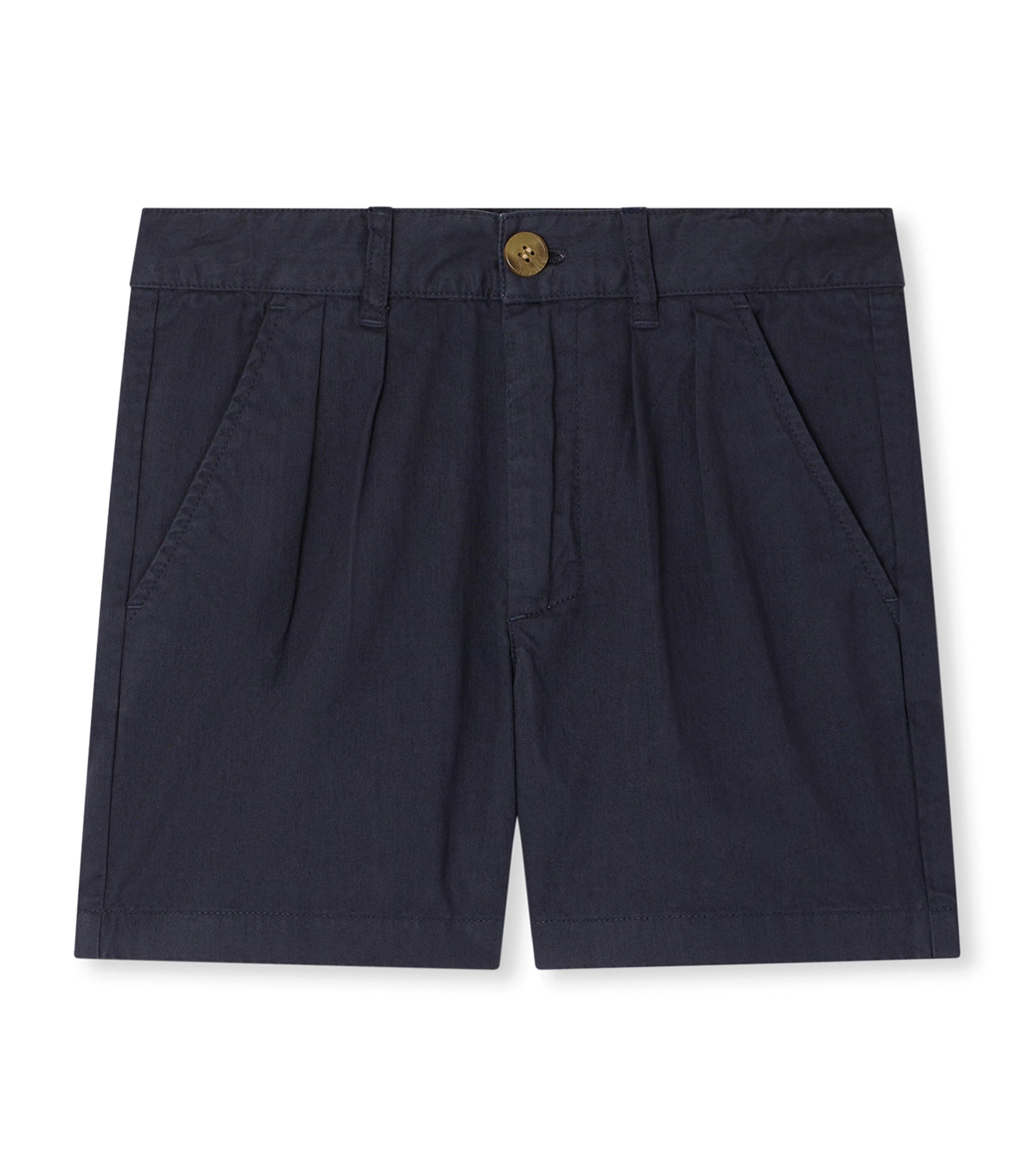 Bonpoint Cotton Charles Shorts (10-14 Years) Marine Image 1