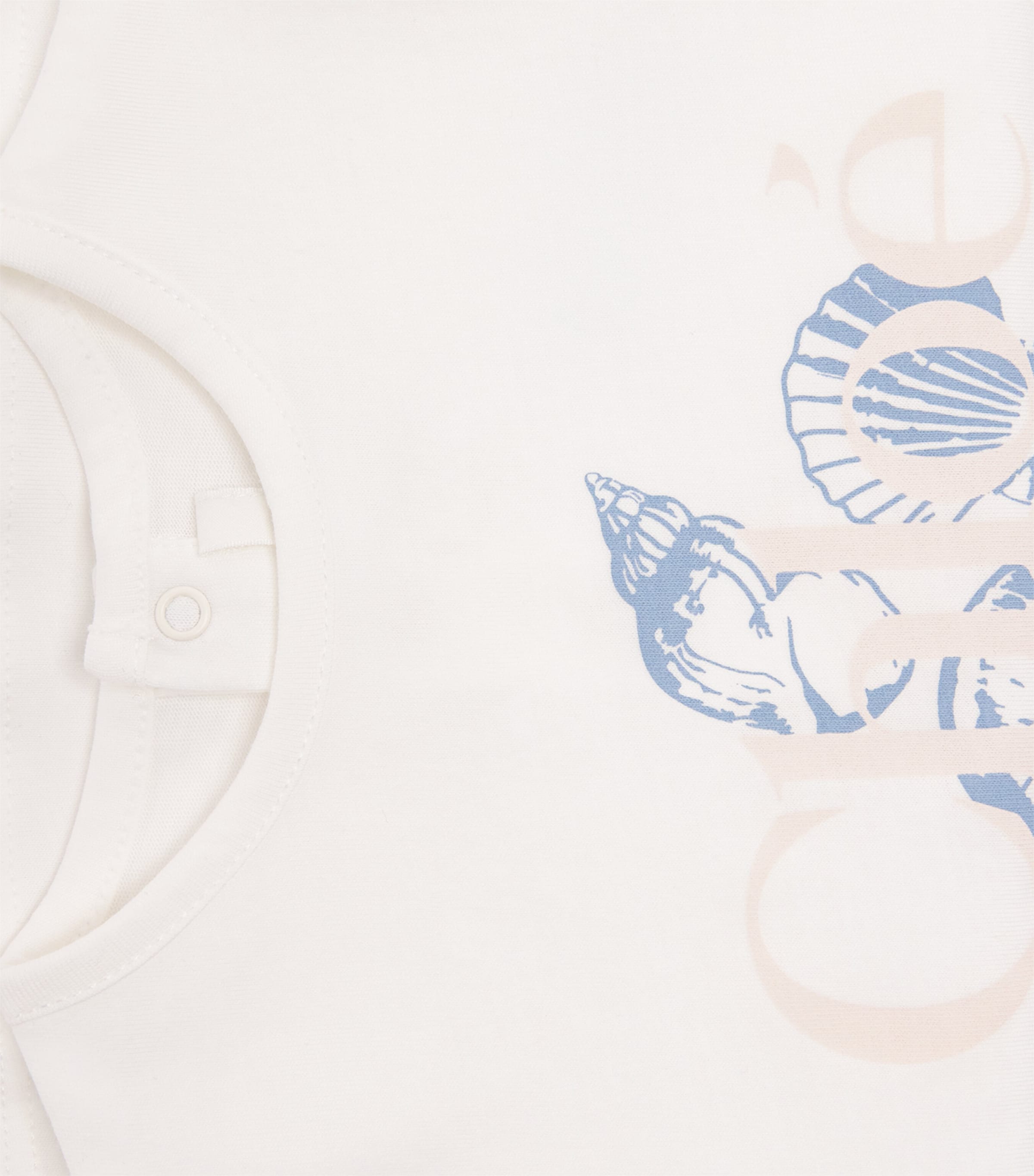 Cotton Shell Logo T-Shirt (6-36 Months) C20912/117OFFWHITE Image 3