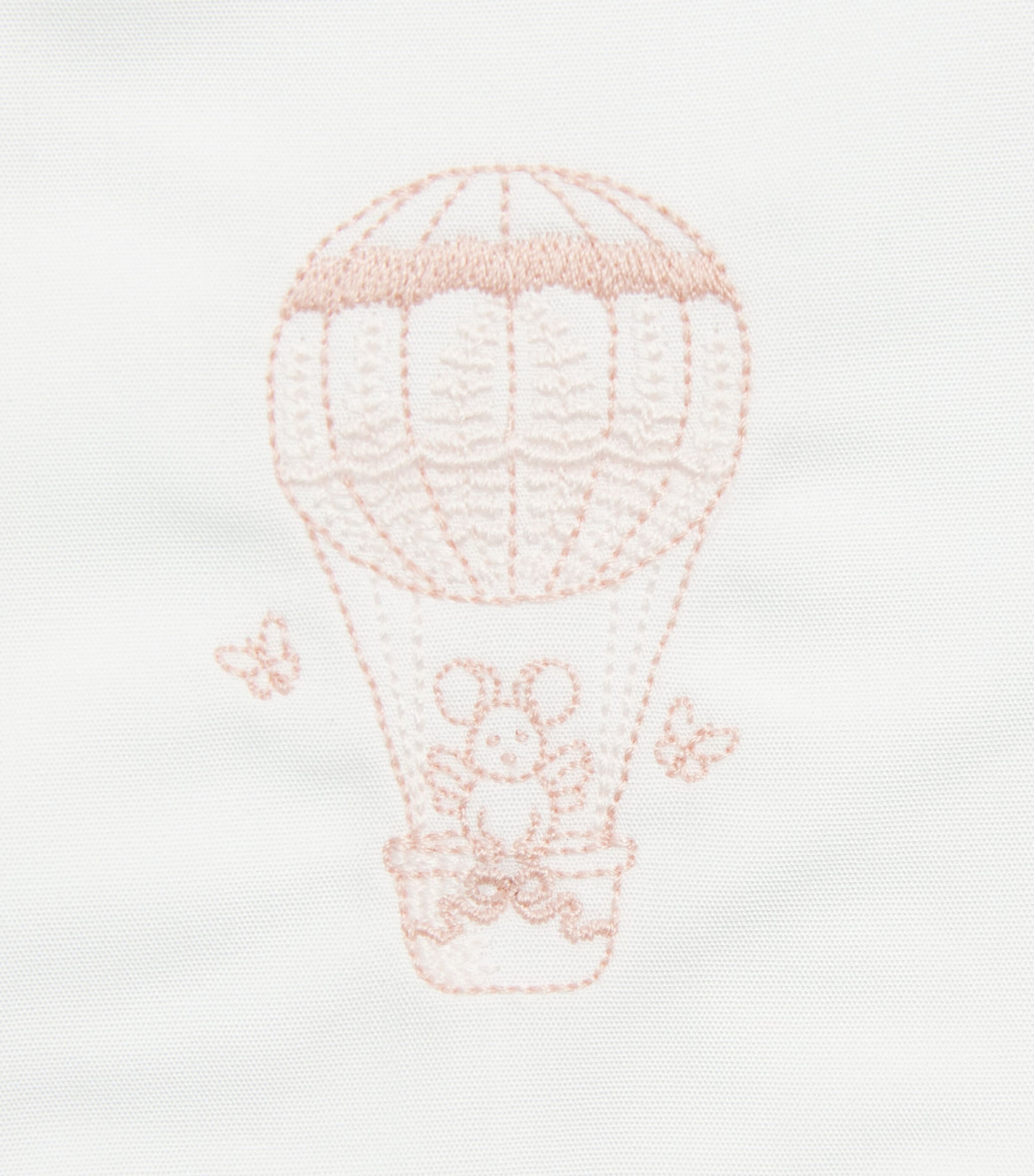 Marie-Chantal Cotton Toile du Jouy Marcy Bibs (Set of 2) Mc Pink Image 3